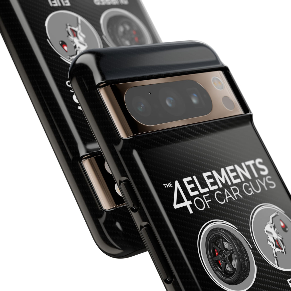 The 4 Elements of Car Guys Tough Phone Case | Funny Car Lover Gift
