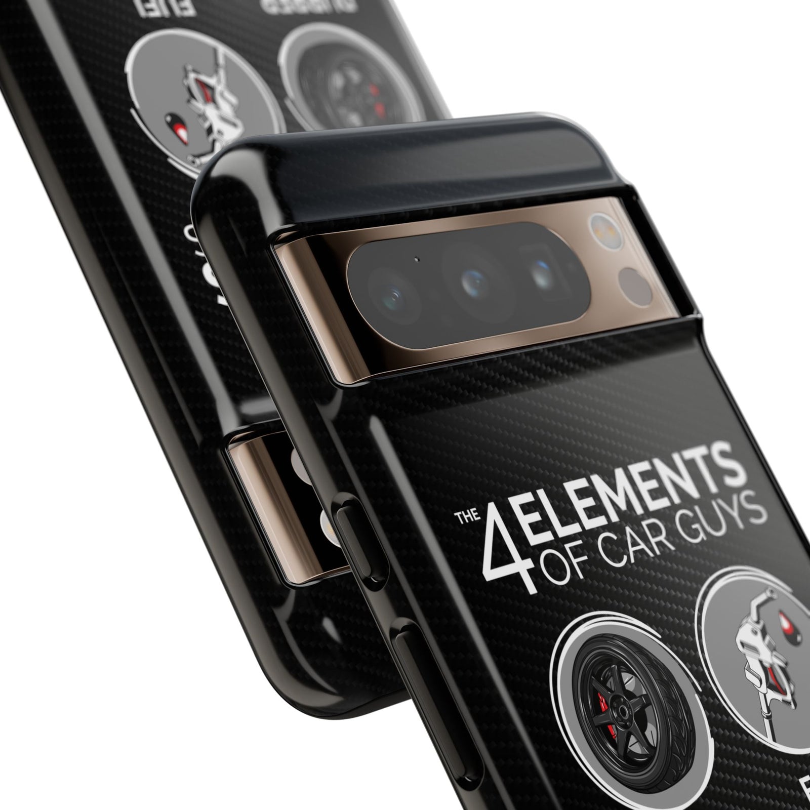 The 4 Elements of Car Guys Tough Phone Case | Funny Car Lover Gift