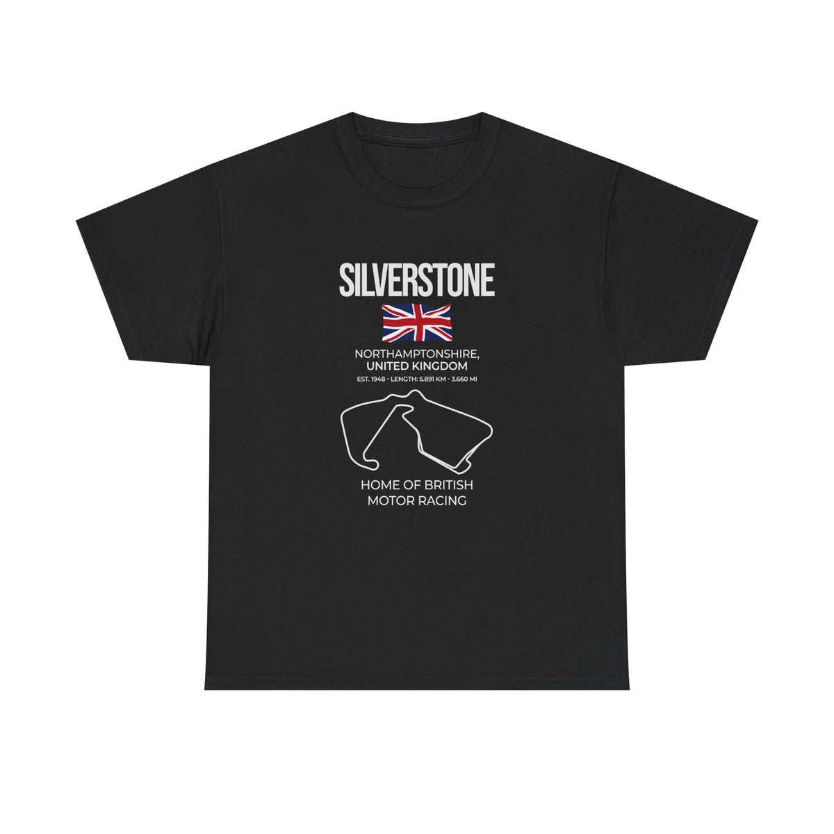Silverstone Race Track T-Shirt t-shirt variant - automotive enthusiast gift