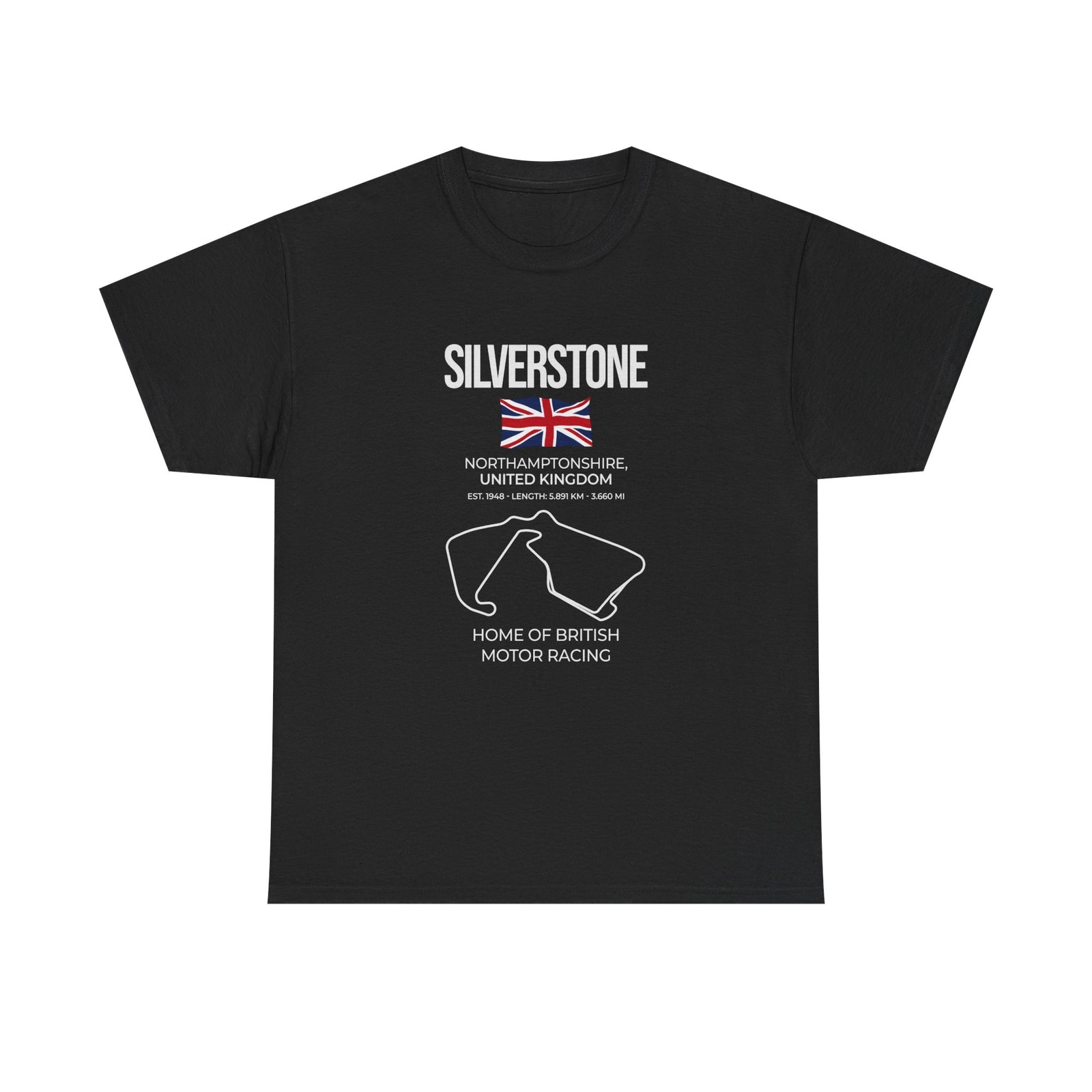 Silverstone Race Track T-Shirt t-shirt variant - automotive enthusiast gift