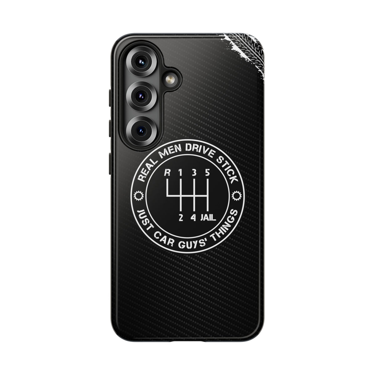 Real Men Drive Stick Manual Transmission Tough Phone Case | Car Guy Gift