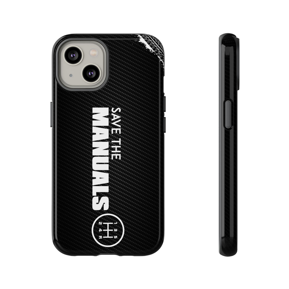 Save The Manuals Tough Phone Case | Manual Transmission Car Guy Gift