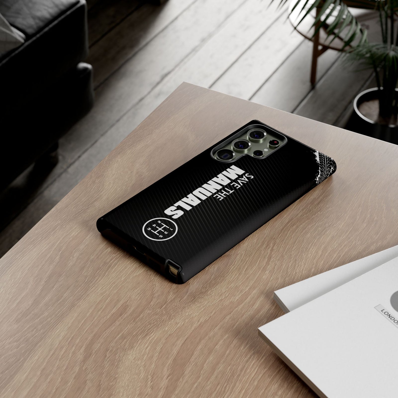 Save The Manuals Tough Phone Case | Manual Transmission Car Guy Gift