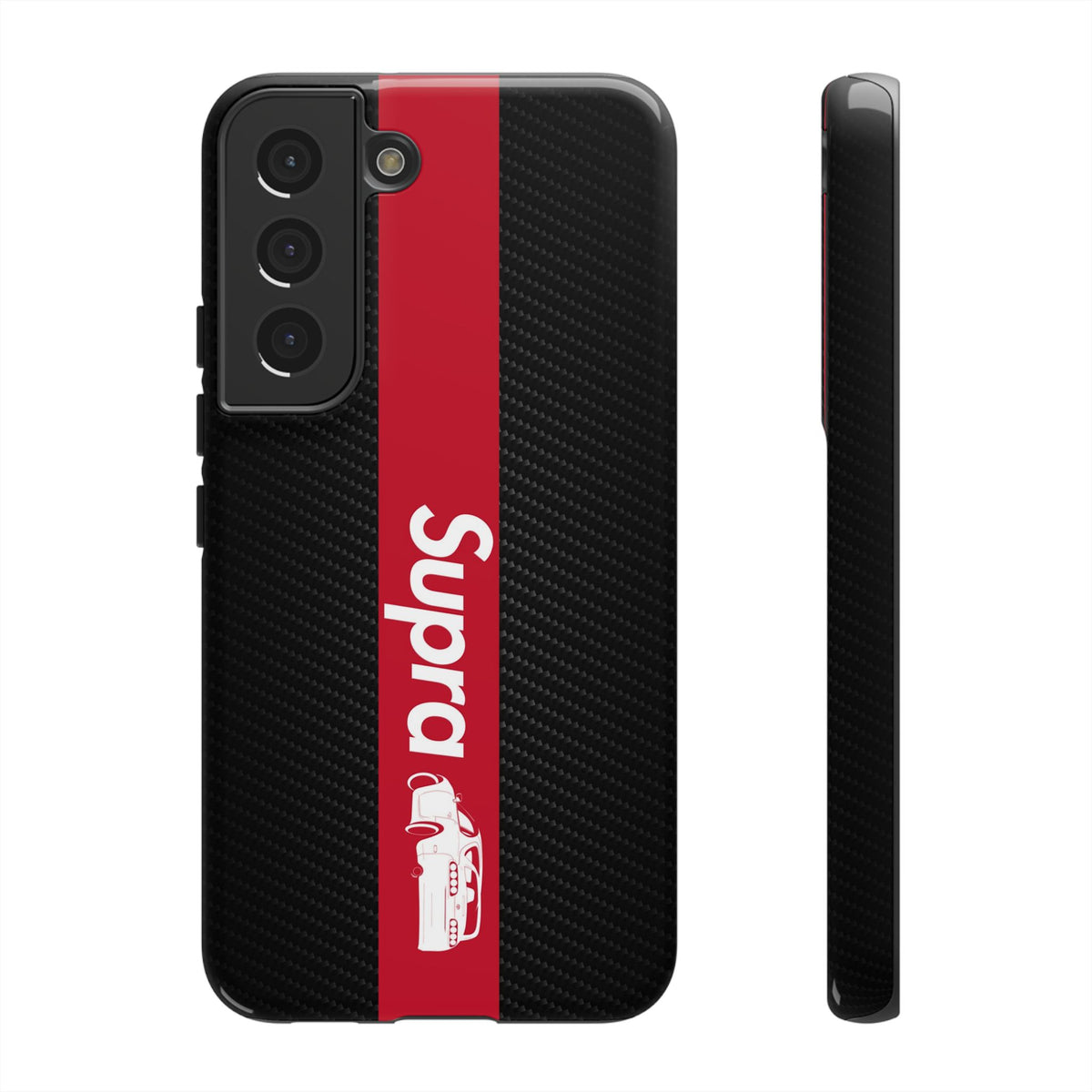 JDM Style Design Tough Phone Case - Samsung Galaxy S22, glossy, front and side view