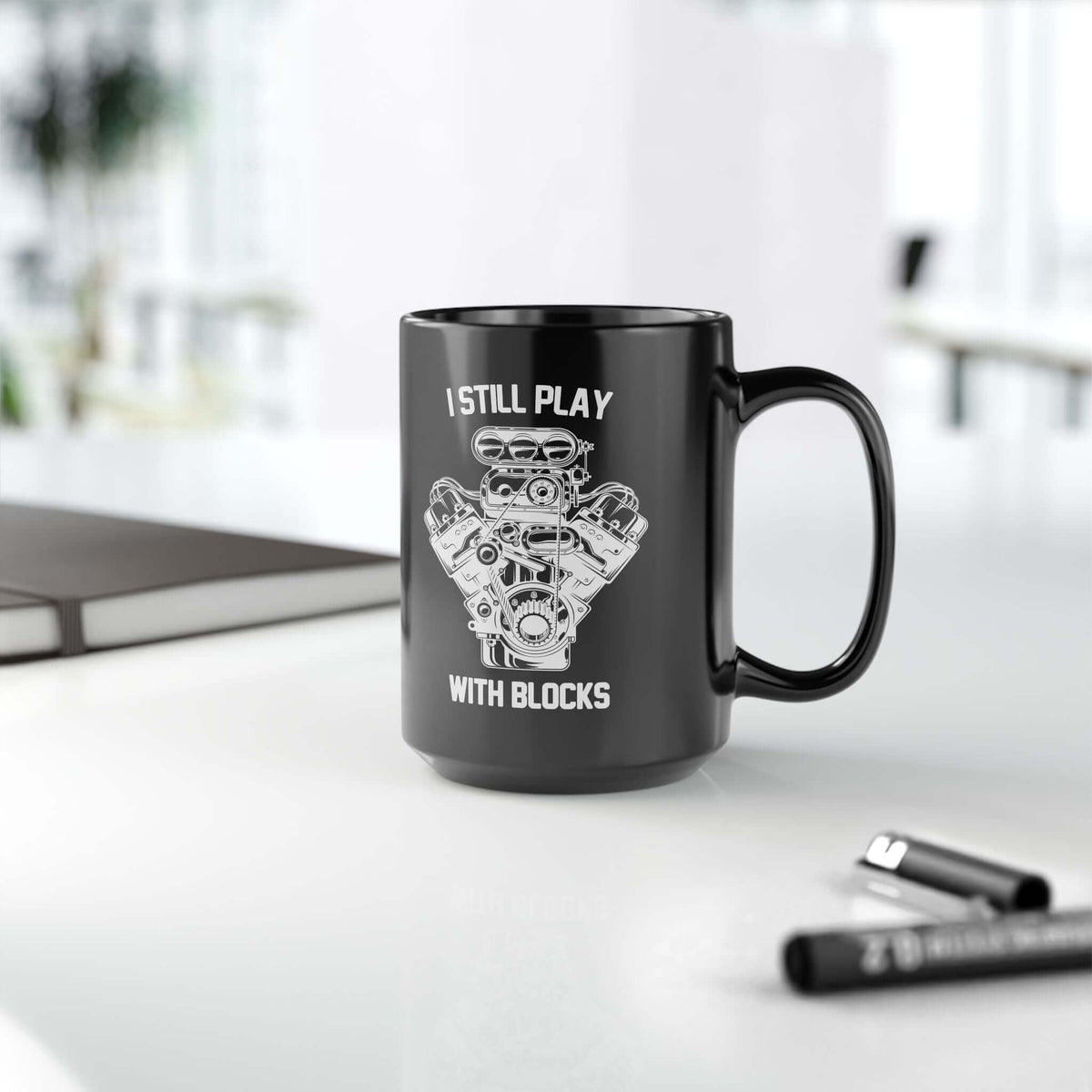 I Still Play With Blocks Coffee Mug coffee cup - gearhead gift idea