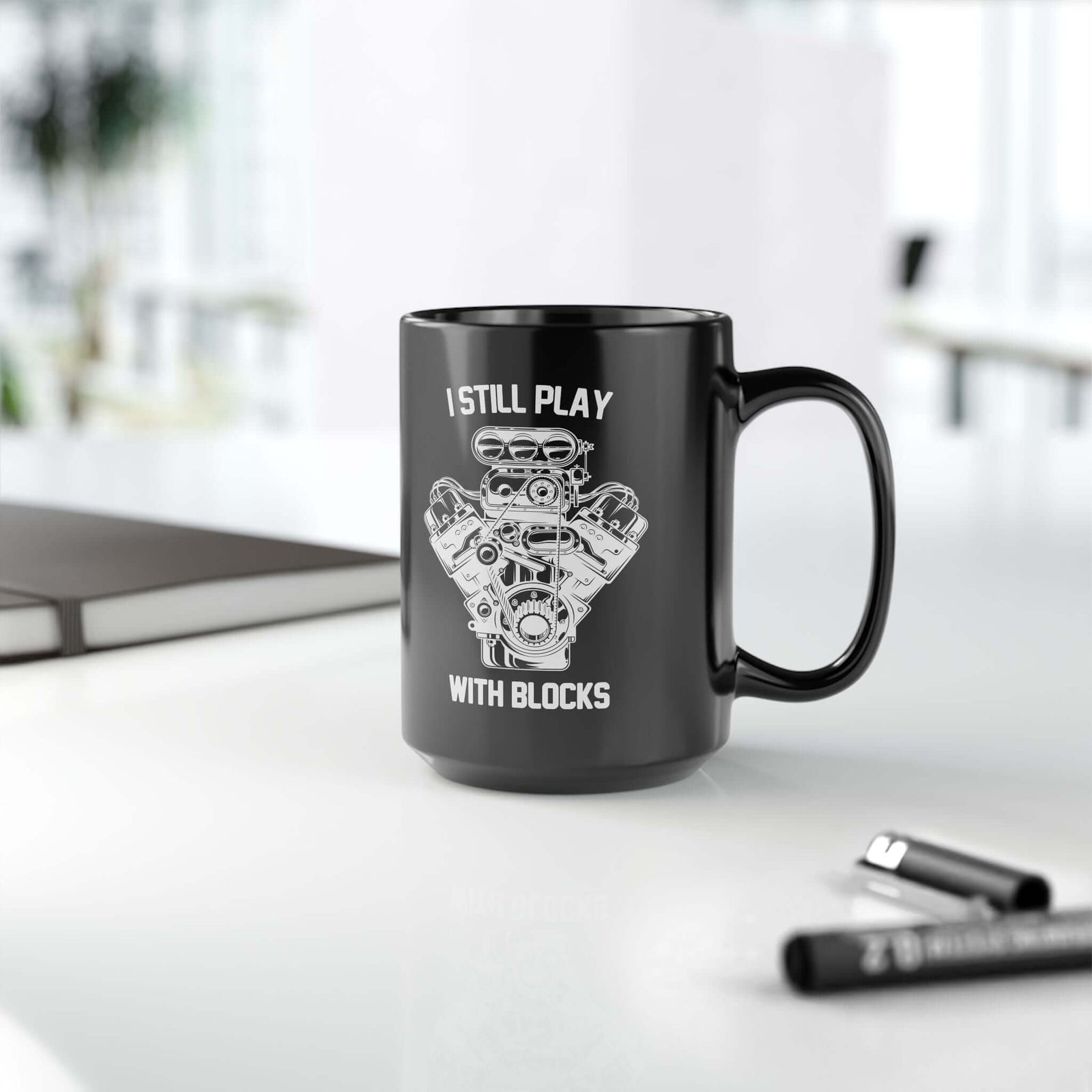 I Still Play With Blocks Coffee Mug coffee cup - gearhead gift idea