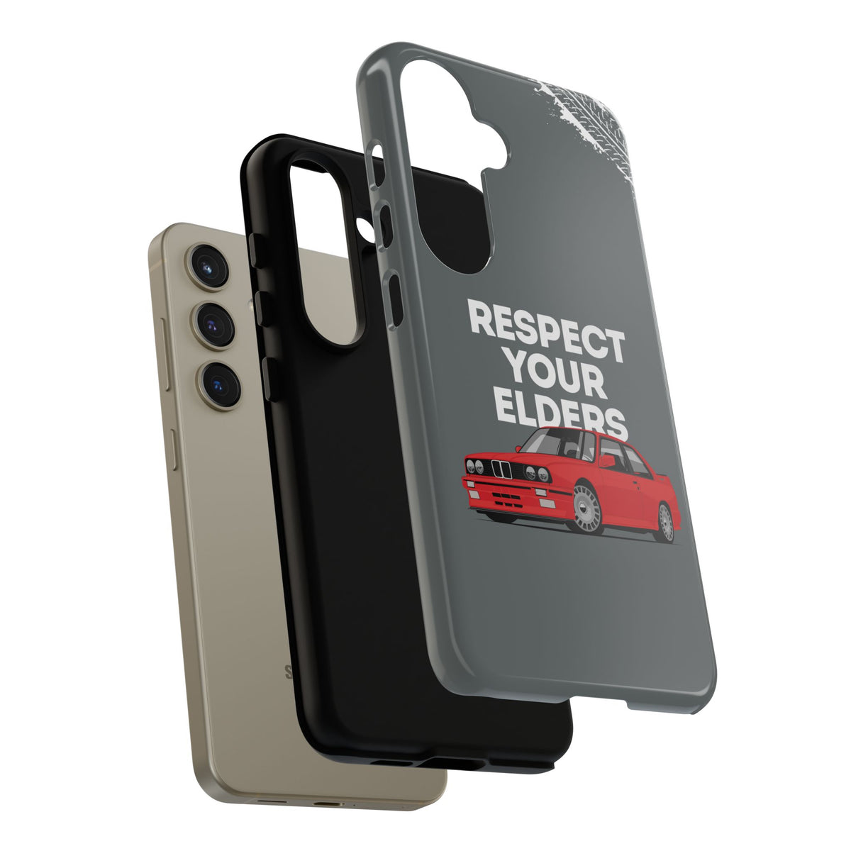 E30 M3 Respect Your Elders Tough Phone Case | Classic Car Guy Gift