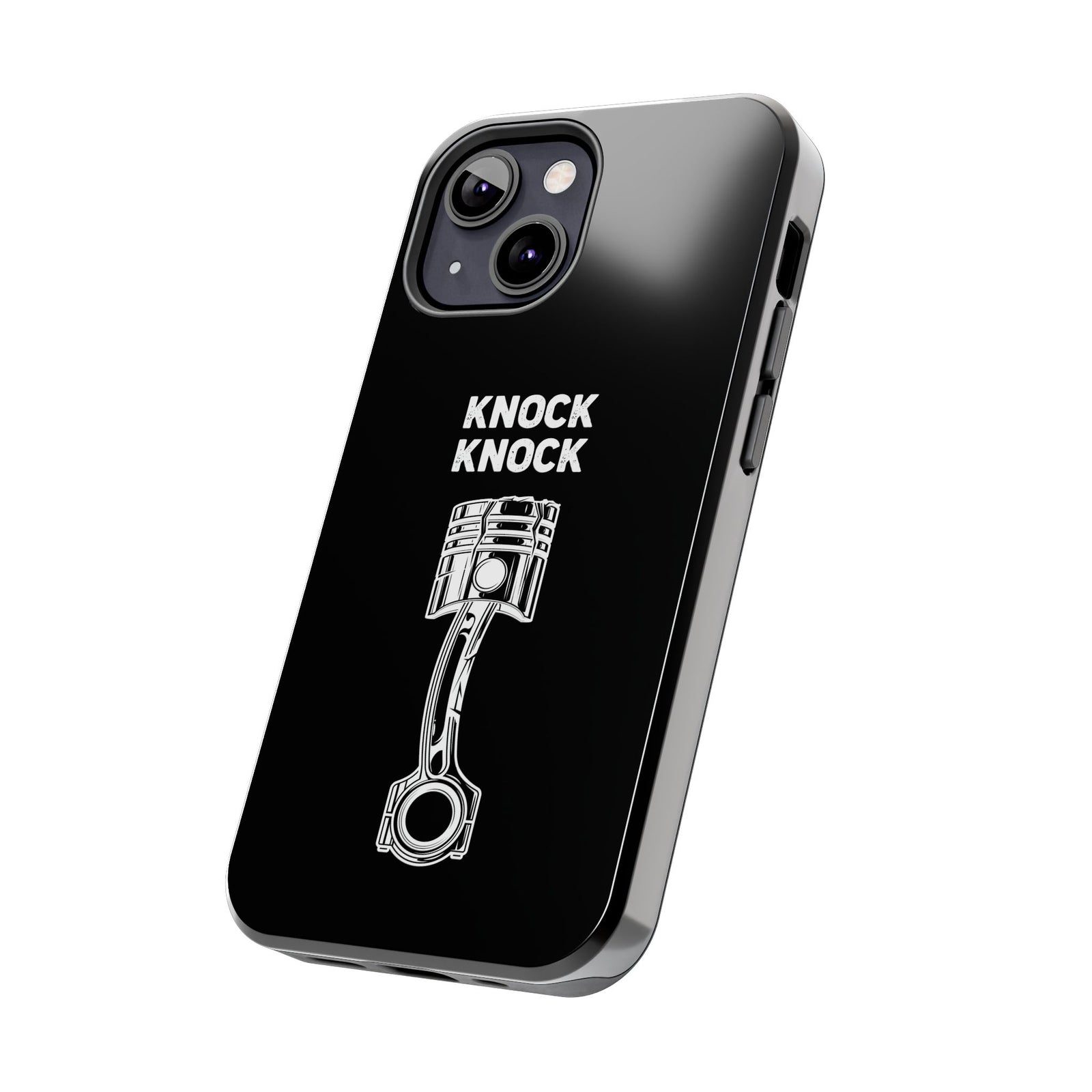 Knock Knock Broken Piston Phone Case | Funny Mechanic Car Guy Gift