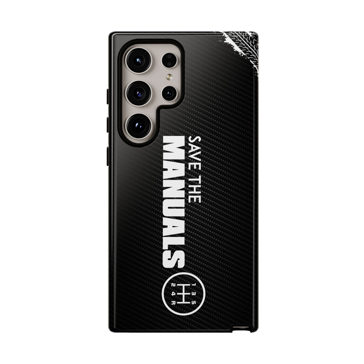 Save The Manuals Tough Phone Case | Manual Transmission Car Guy Gift