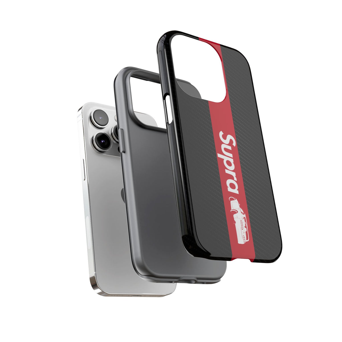 JDM Style Design Tough Phone Case - iPhone 16 Pro Max, glossy, dual-layer protection
