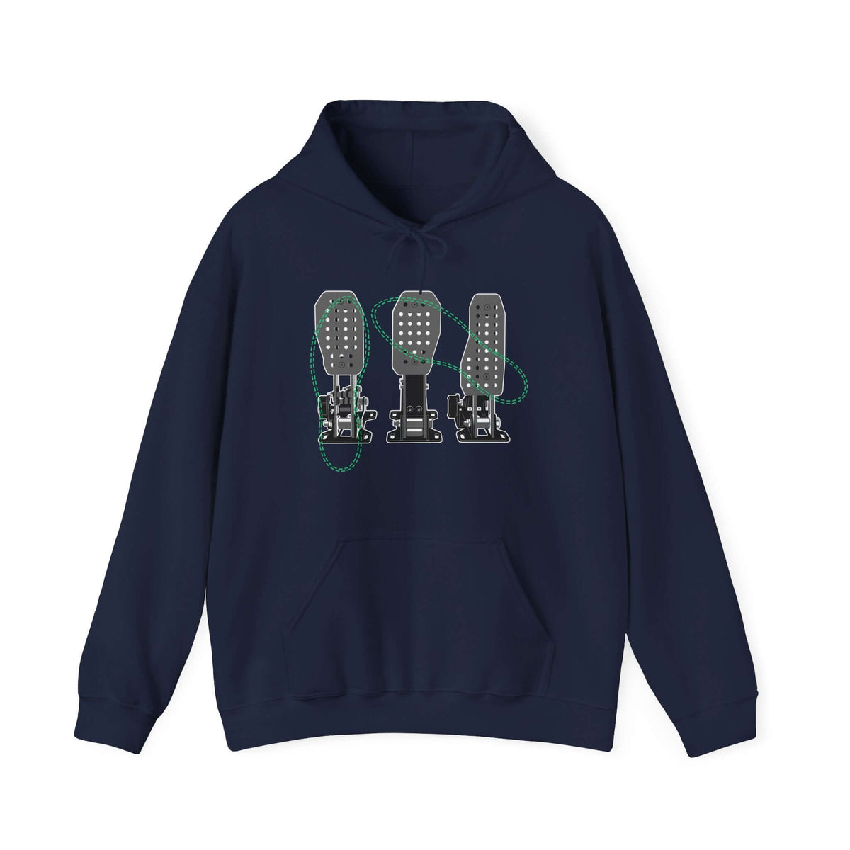 Racing Pedals hoodie - sim racing car enthusiast gift