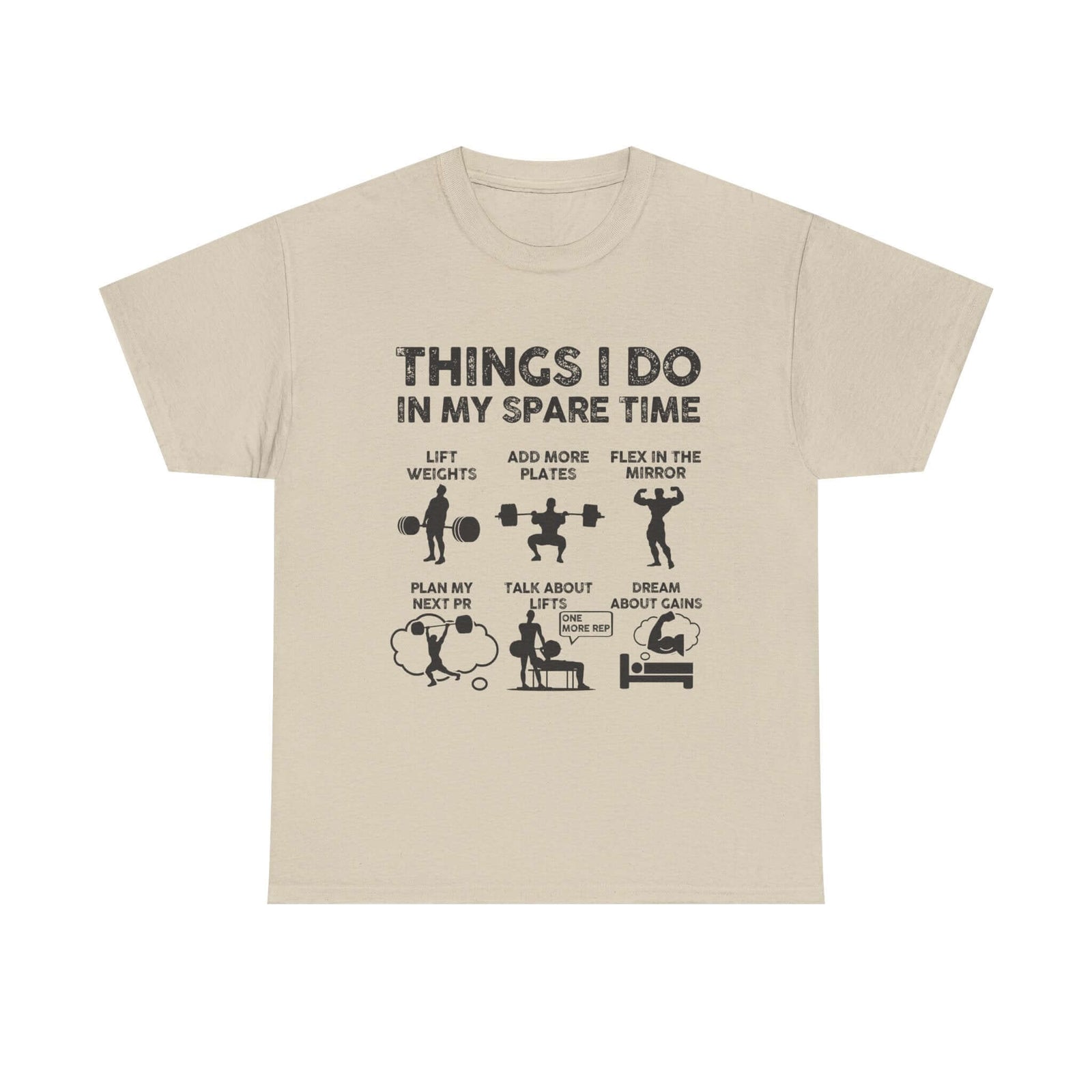 Man wearing Things I Do In My Spare Time T-Shirt shirt - car enthusiast gift