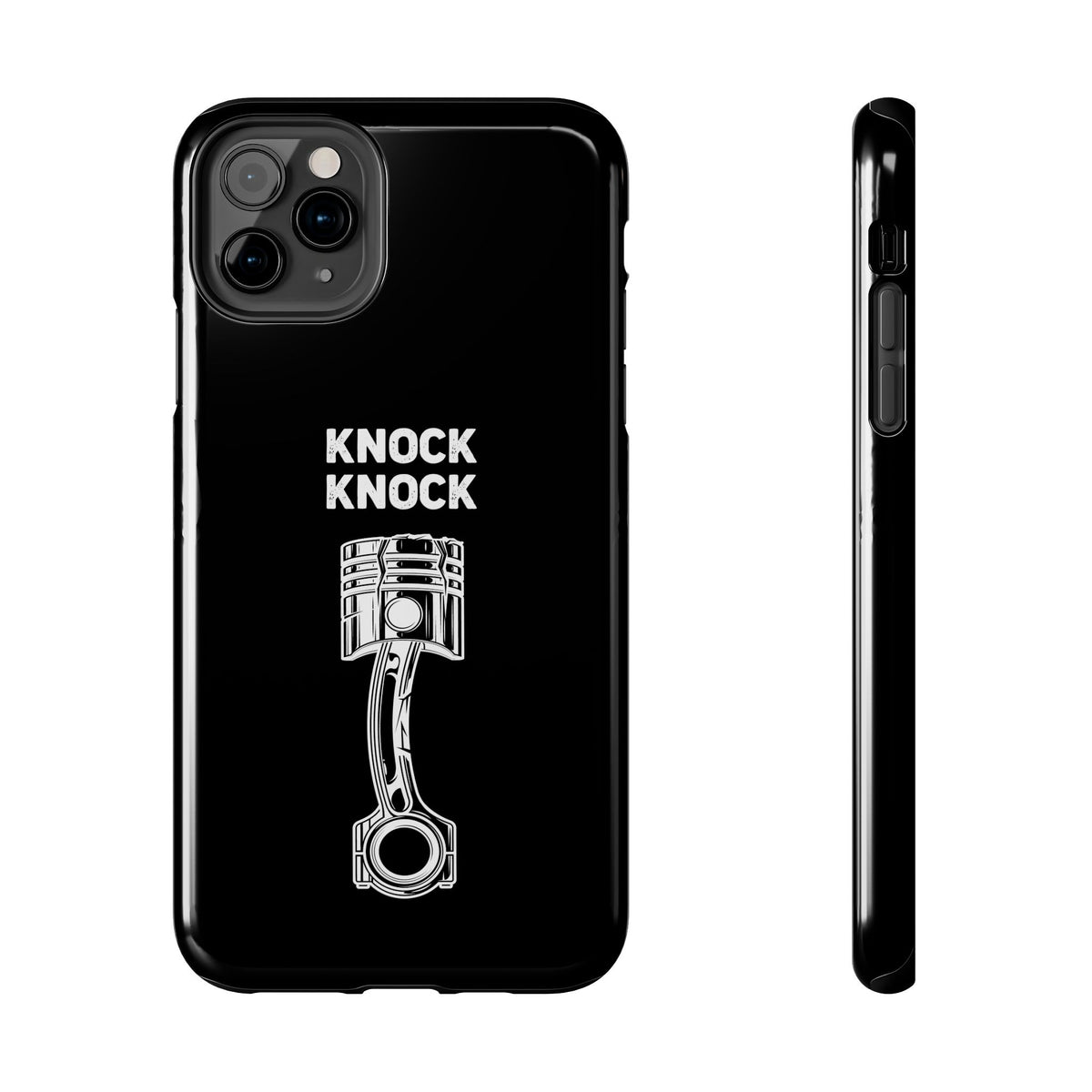 Knock Knock Broken Piston phone case back view | car lover gift