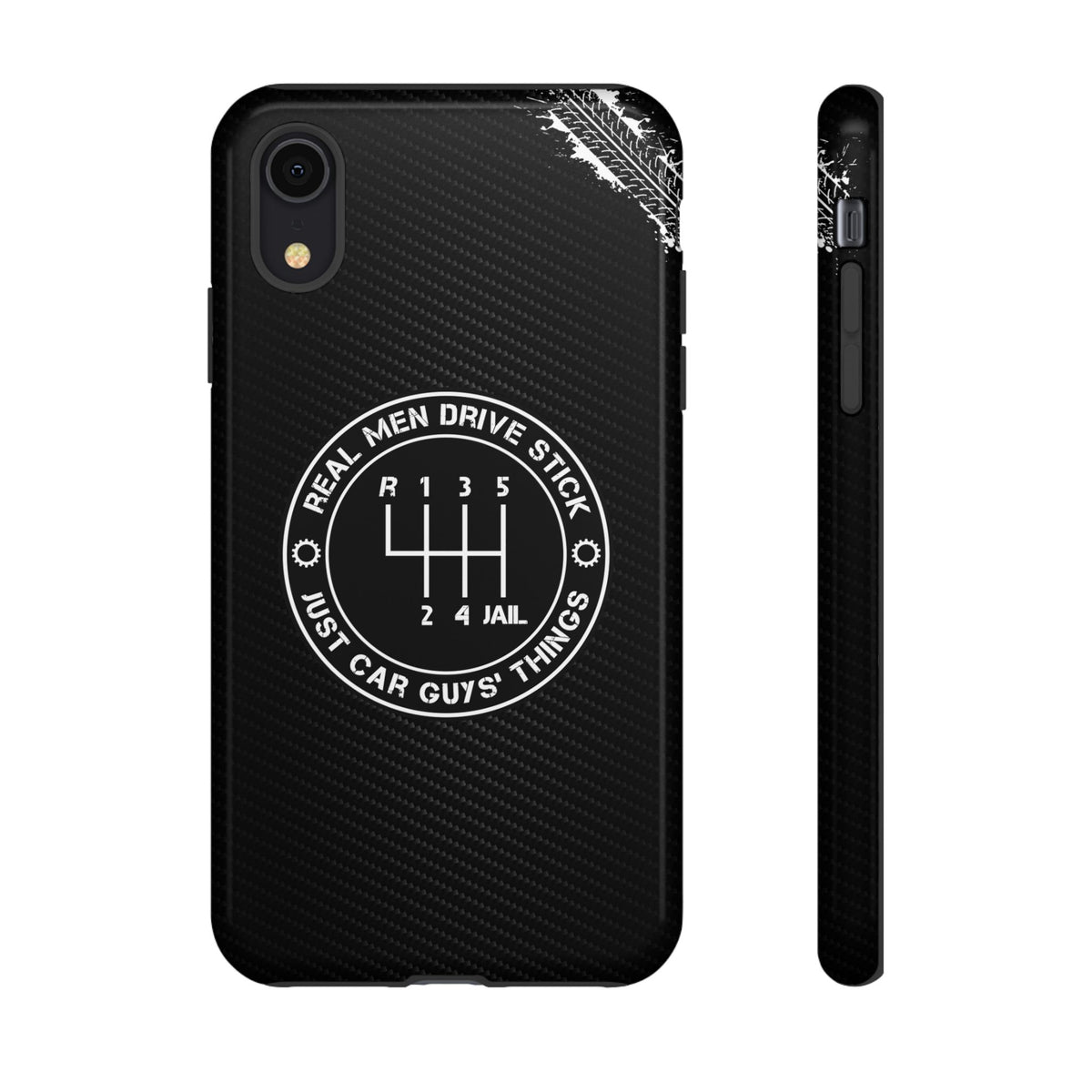 Real Men Drive Stick Manual Transmission Tough Phone Case | Car Guy Gift