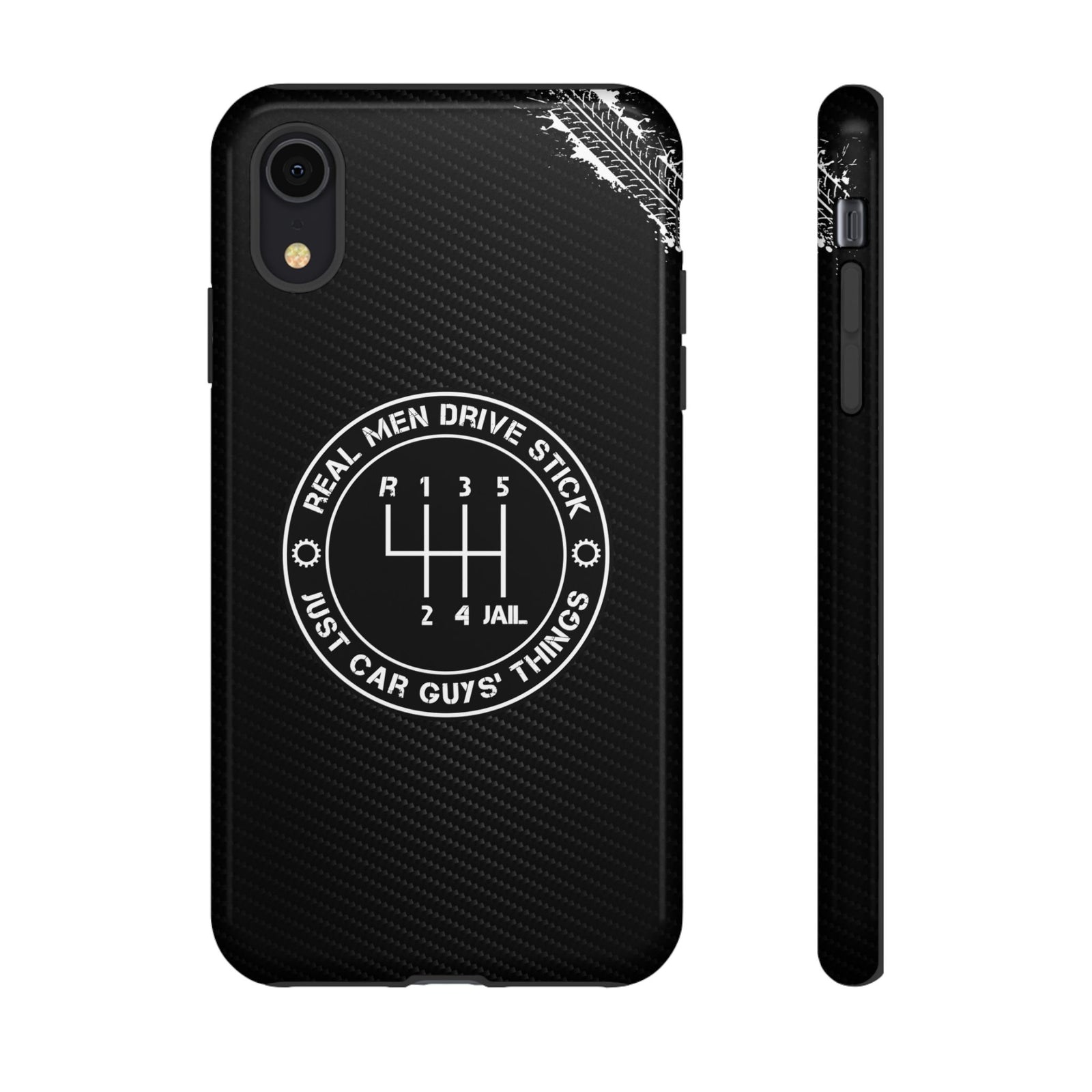 Real Men Drive Stick Manual Transmission Tough Phone Case | Car Guy Gift