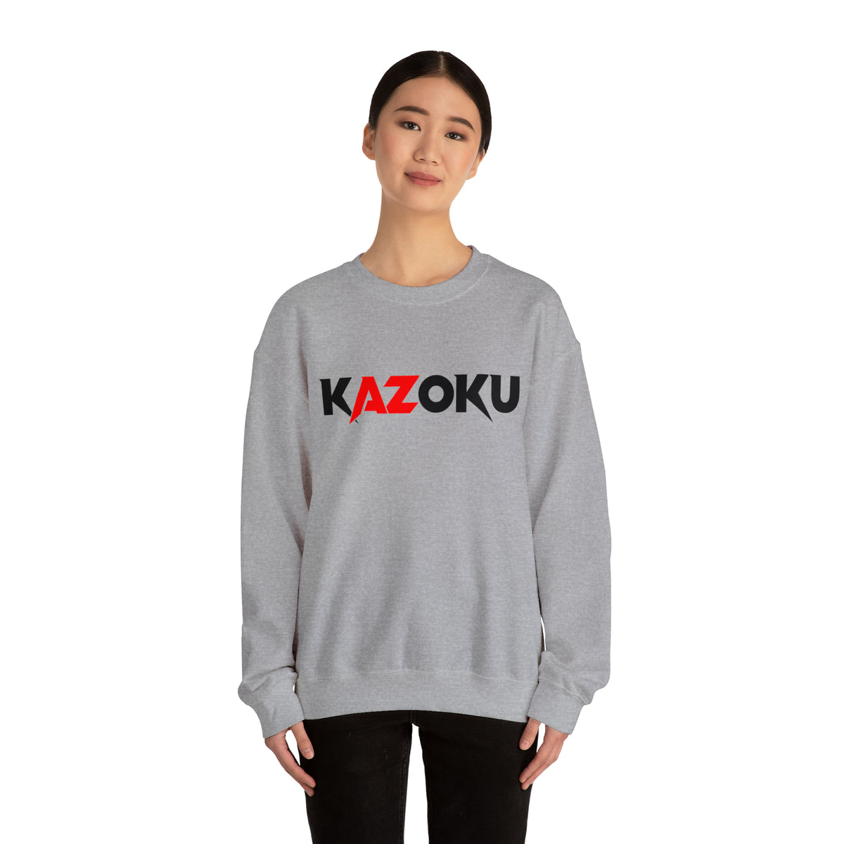 KAZOKU Sweatshirt Red - Design 2