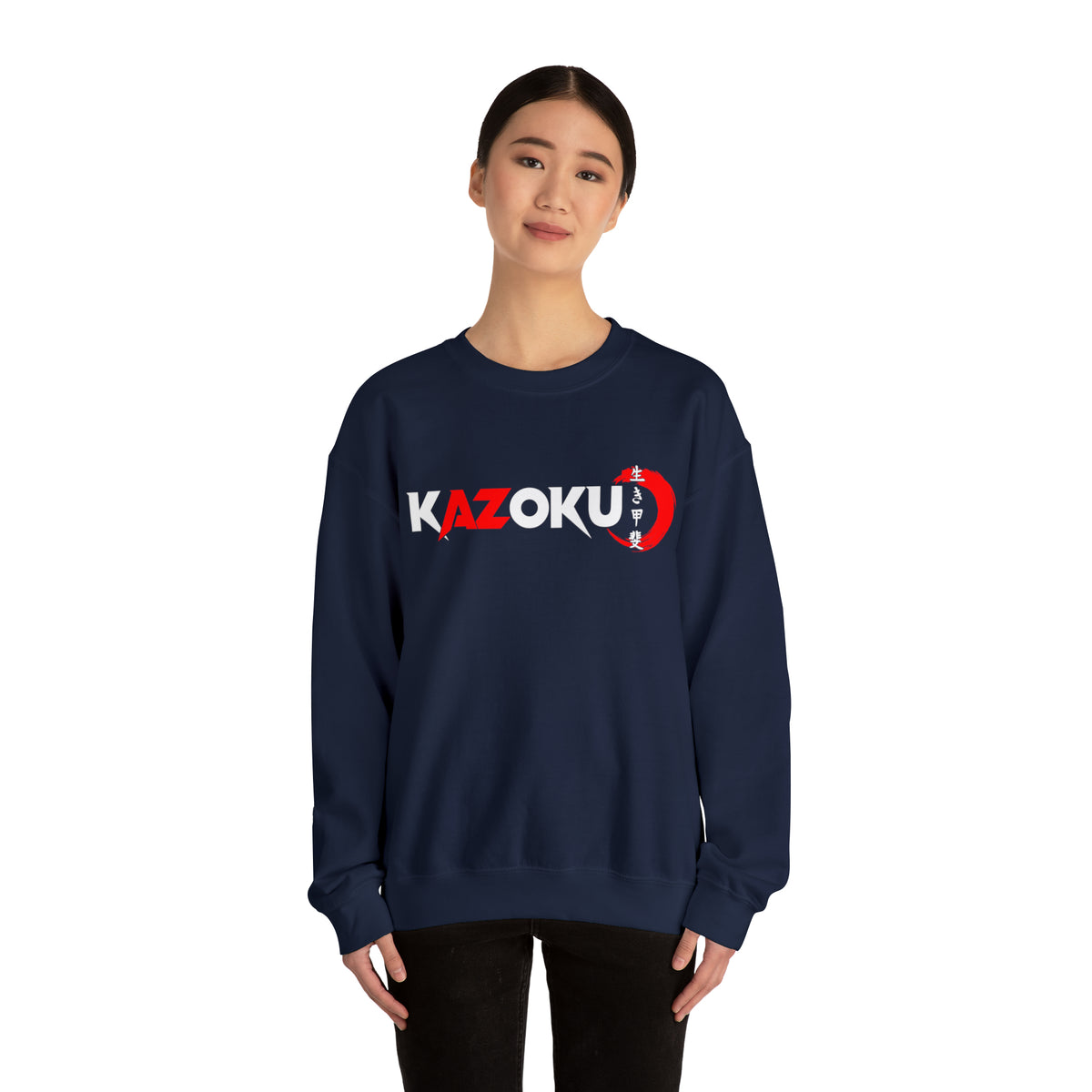 KAZOKU Sweatshirt Red - Design 1