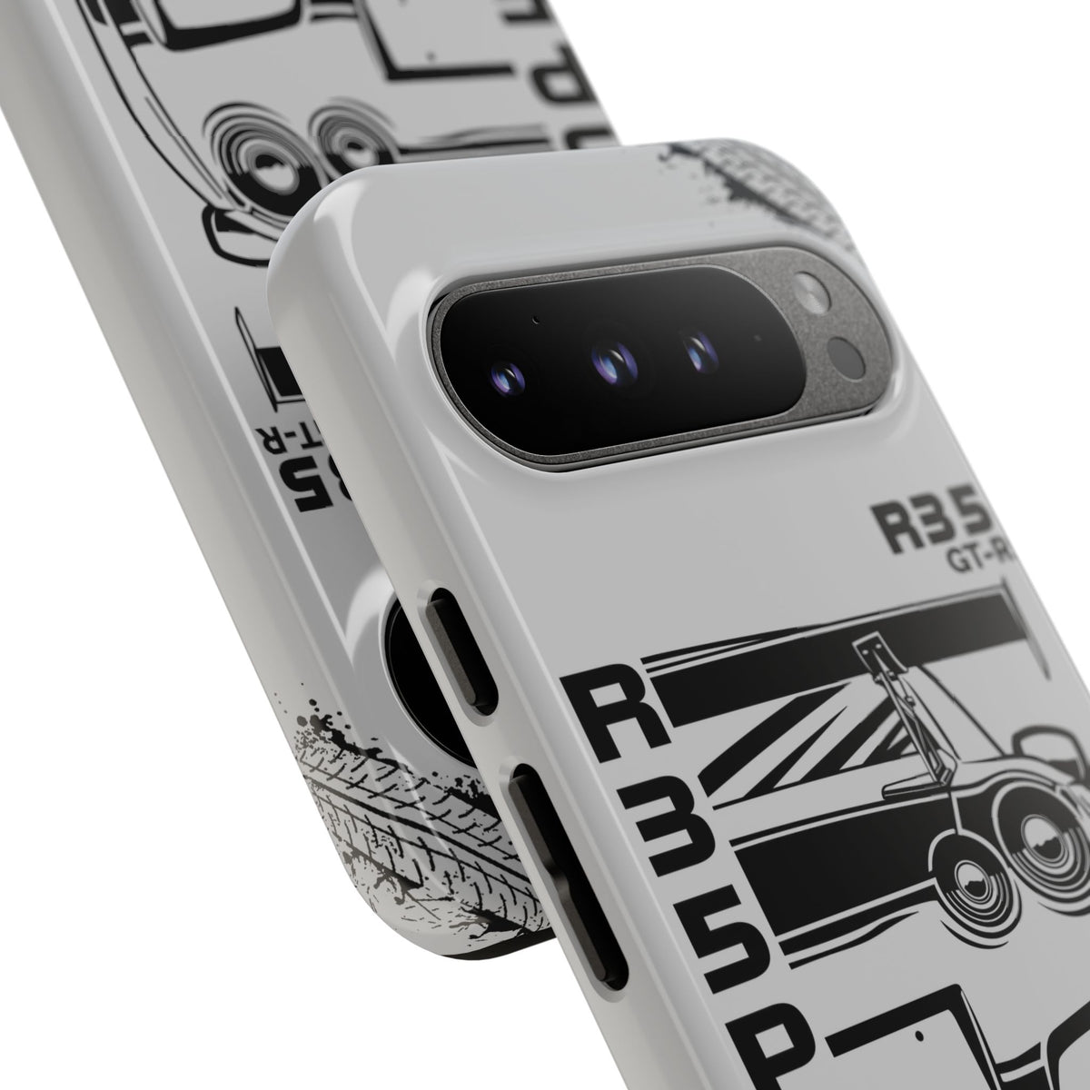 JDM Front View Tough Phone Case - iPhone 15 Plus, glossy, lifestyle photo