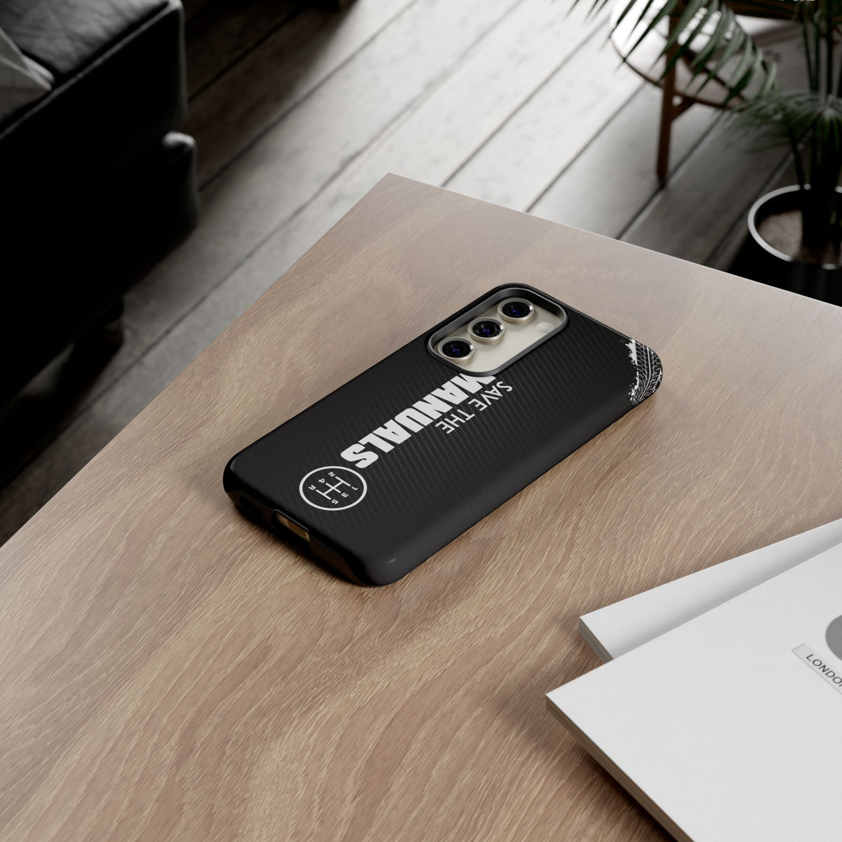 Save The Manuals Tough Phone Case | Manual Transmission Car Guy Gift