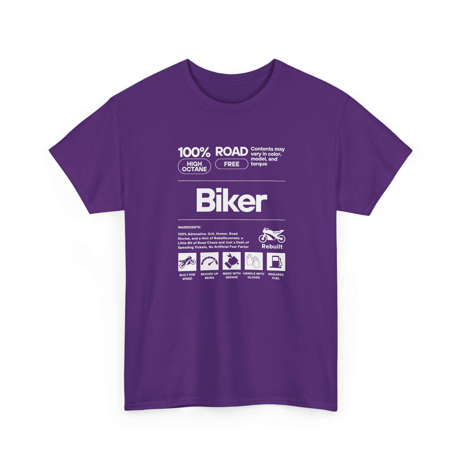 Biker Definition T-Shirt | Funny Motorcycle Enthusiast Gift