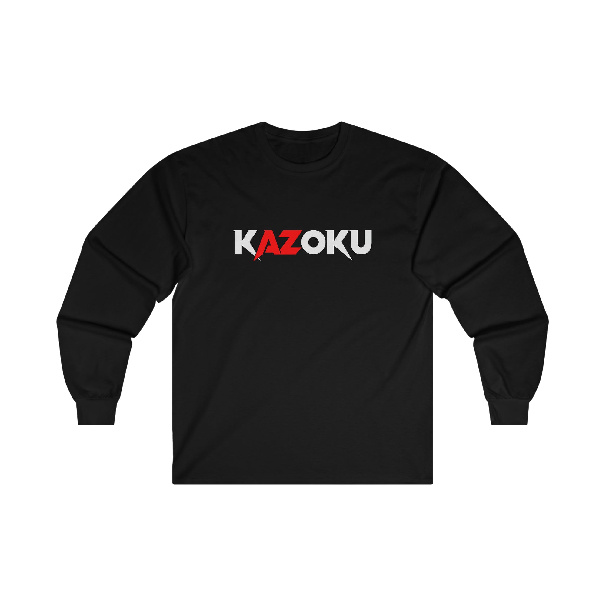 KAZOKU Long Sleeve Tee Red - Design 2