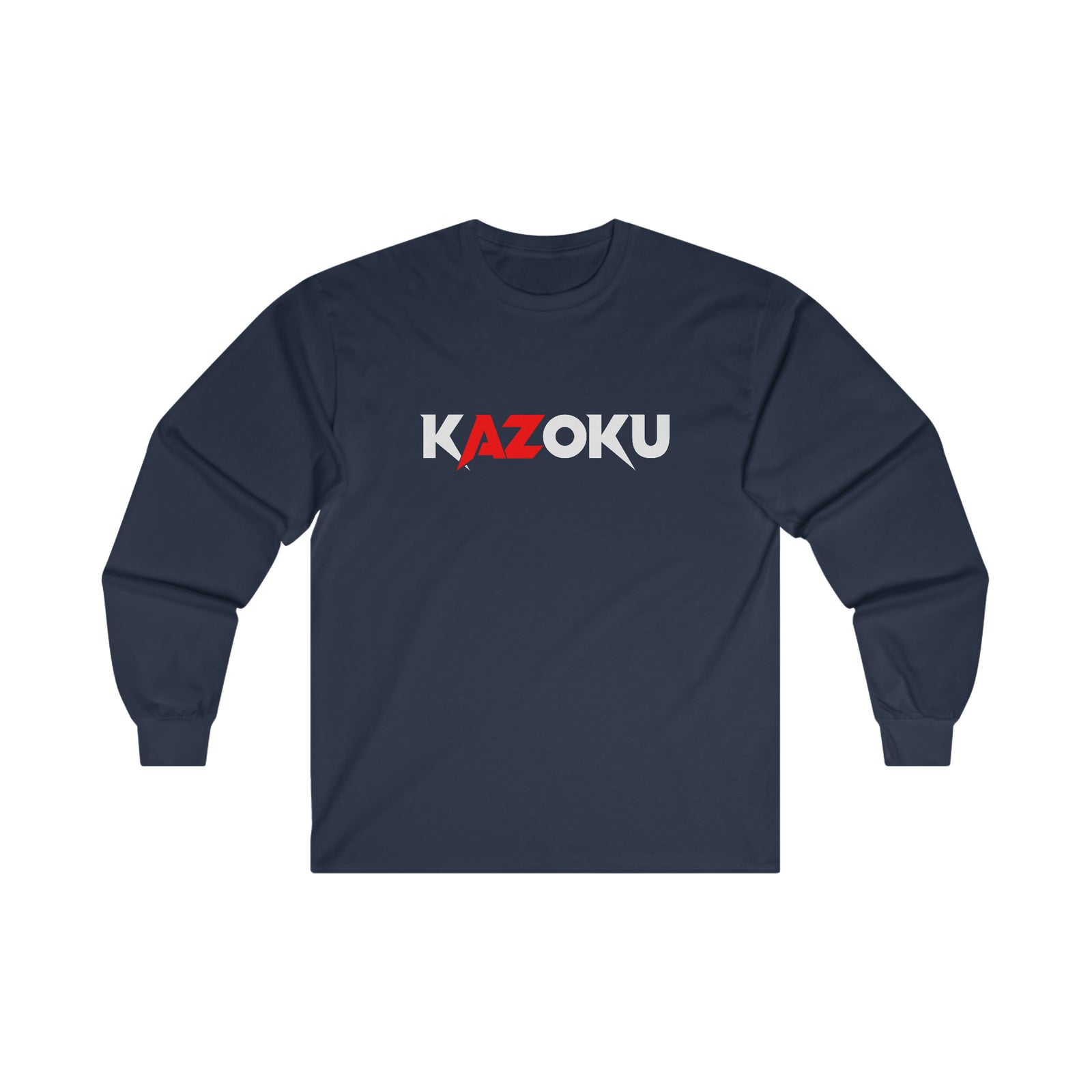 KAZOKU Long Sleeve Tee Red - Design 2