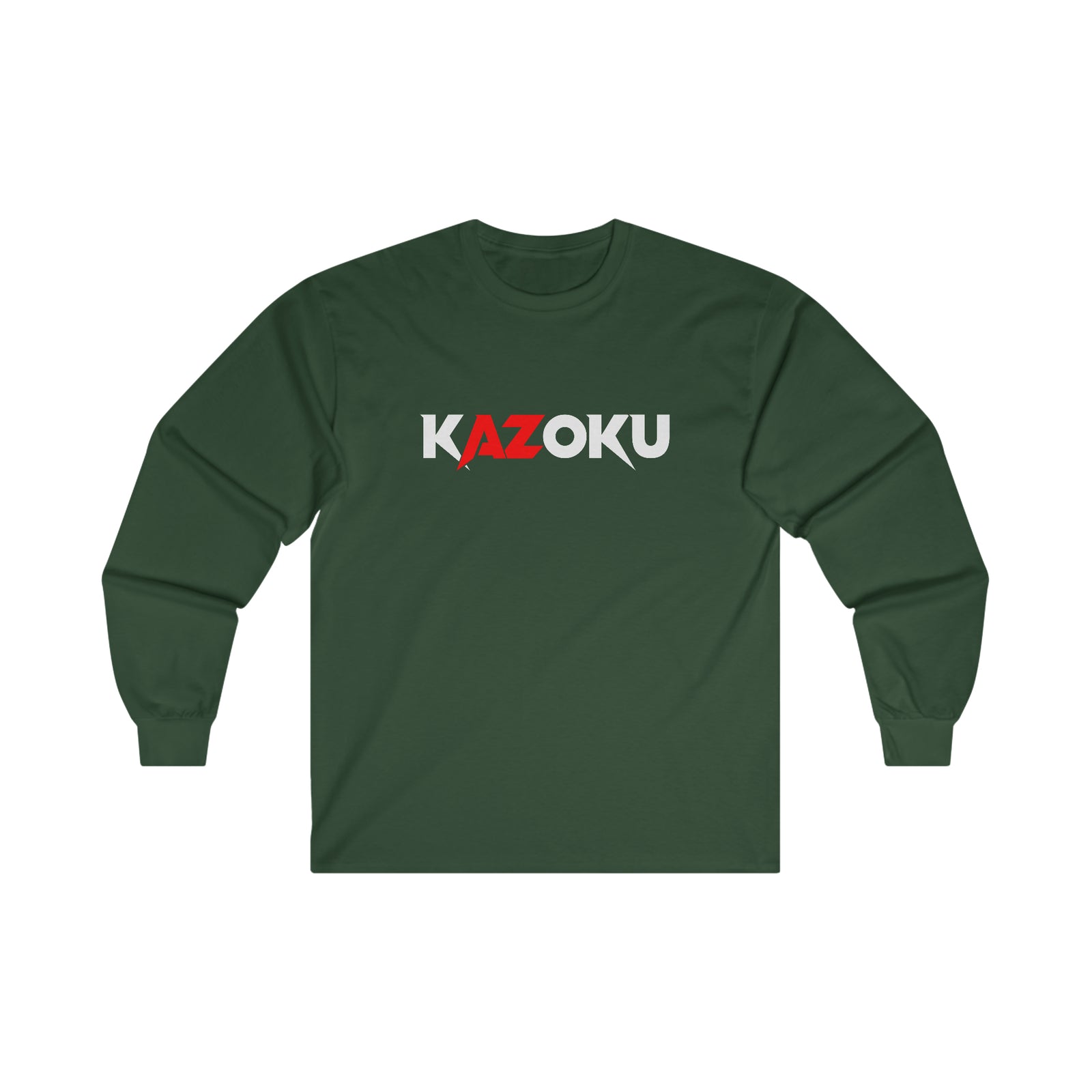 KAZOKU Long Sleeve Tee Red - Design 2