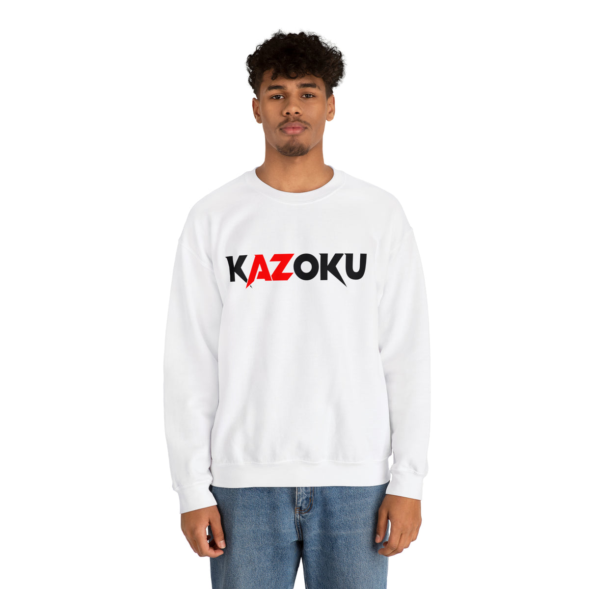 KAZOKU Sweatshirt Red - Design 2