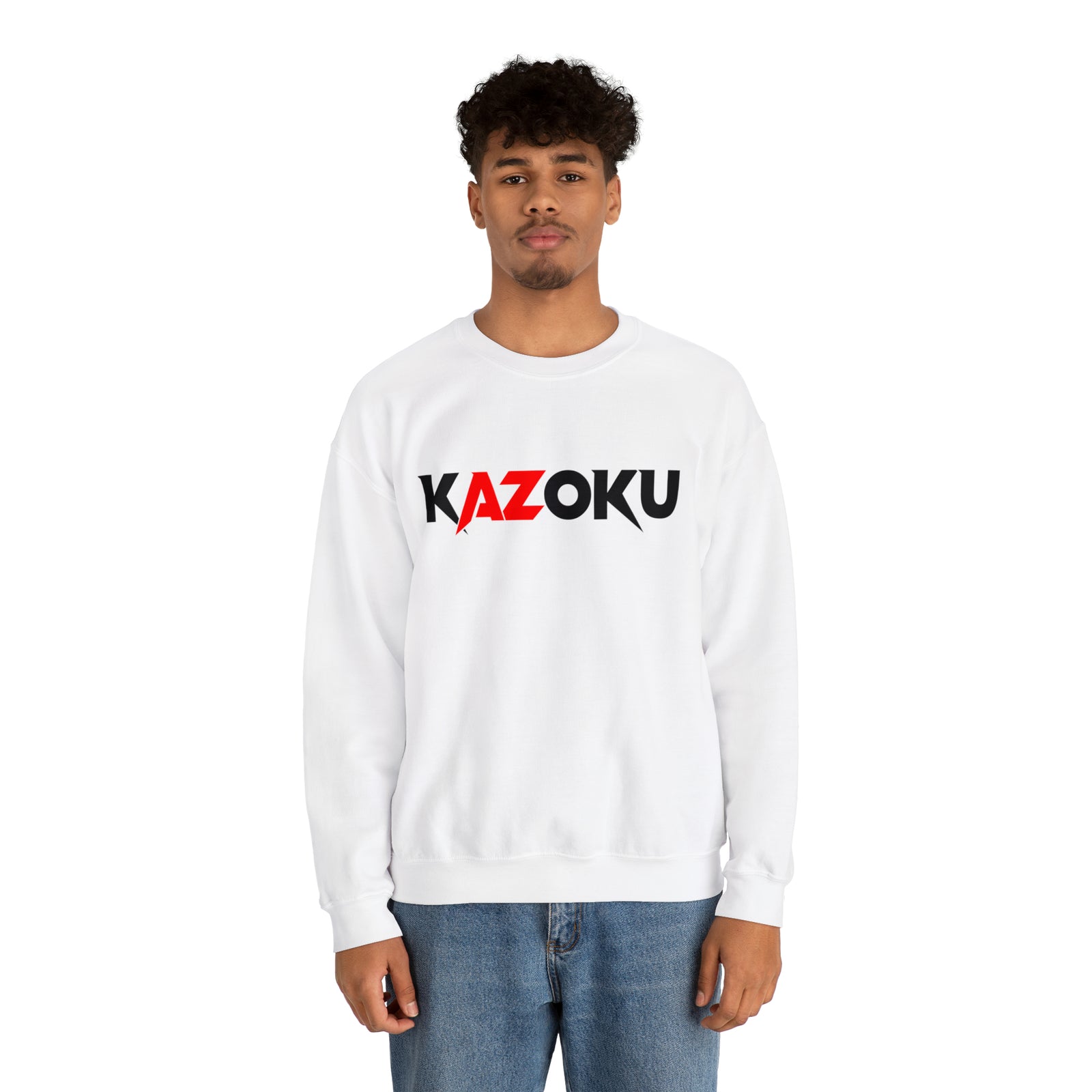 KAZOKU Sweatshirt Red - Design 2