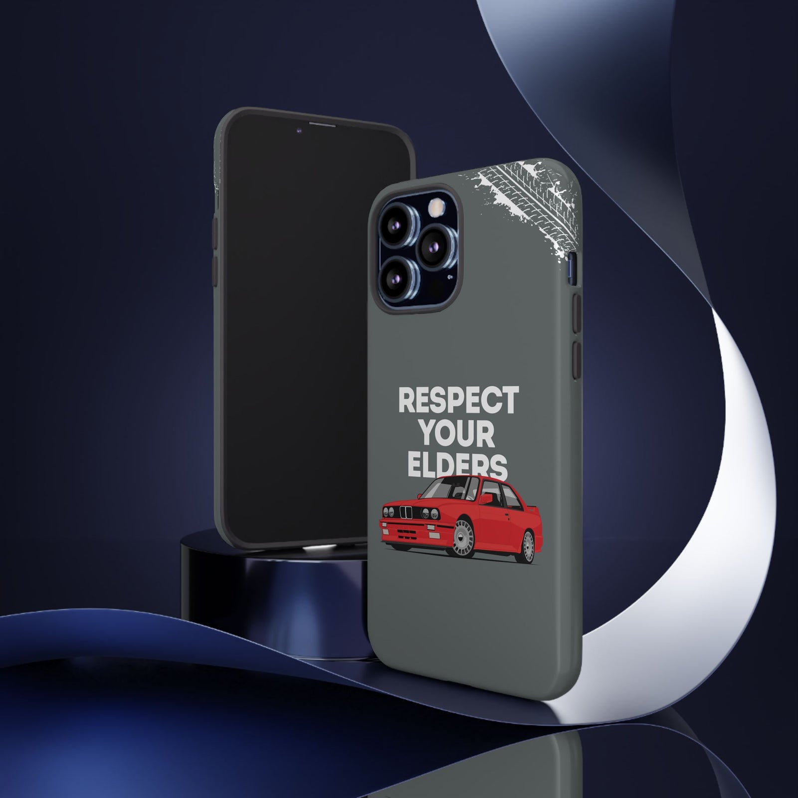E30 M3 Respect Your Elders Tough Phone Case | Classic Car Guy Gift