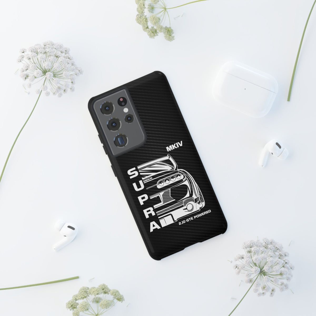 JDM Back View Tough Phone Case - Samsung Galaxy S21 Ultra, glossy, lifestyle photo