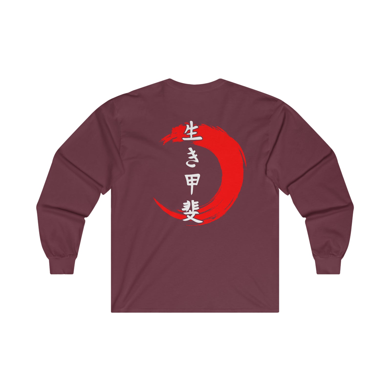 KAZOKU Long Sleeve Tee Red - Design 2