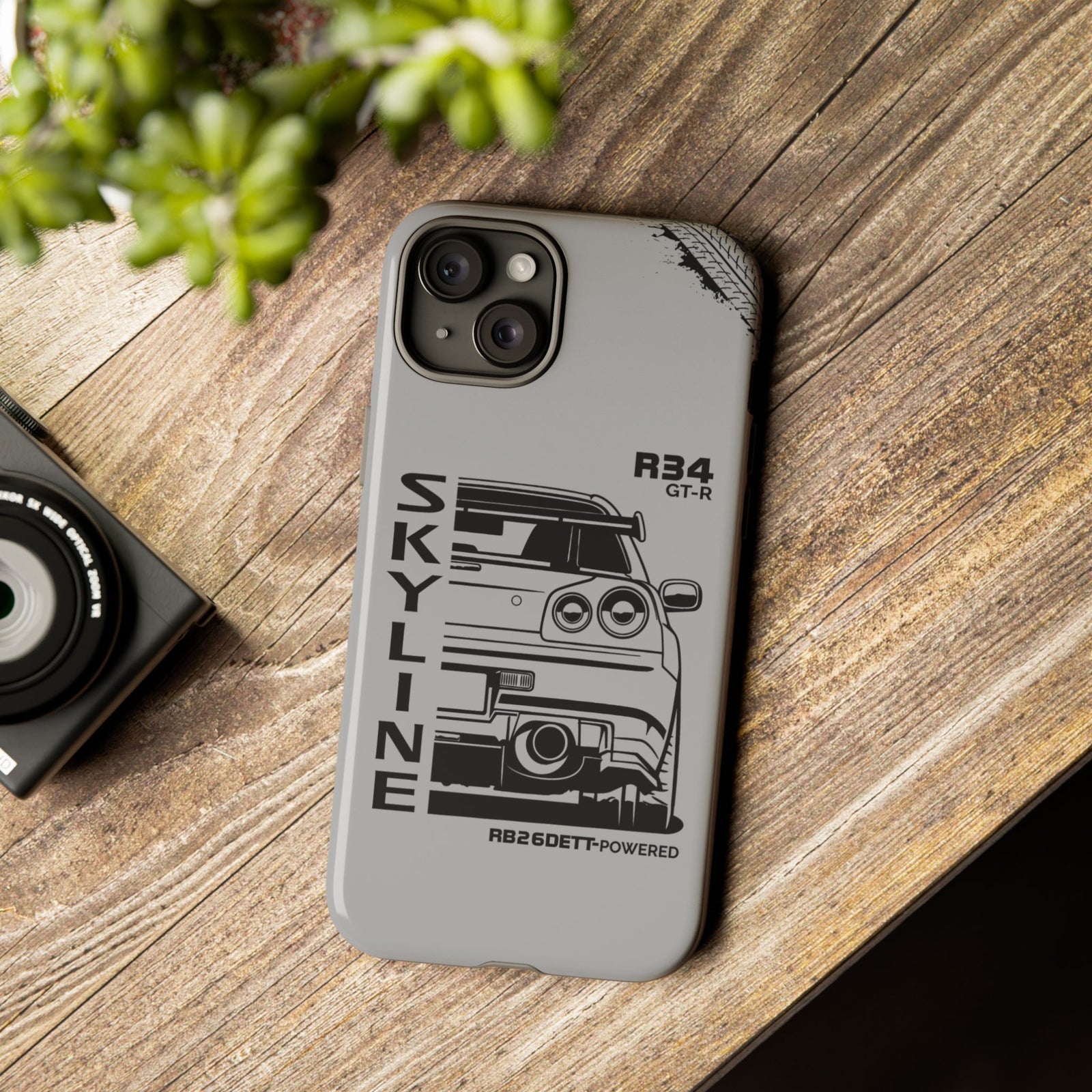R34 Skyline GTR BNR34 Godzilla Tough Phone Case | JDM Car Gift