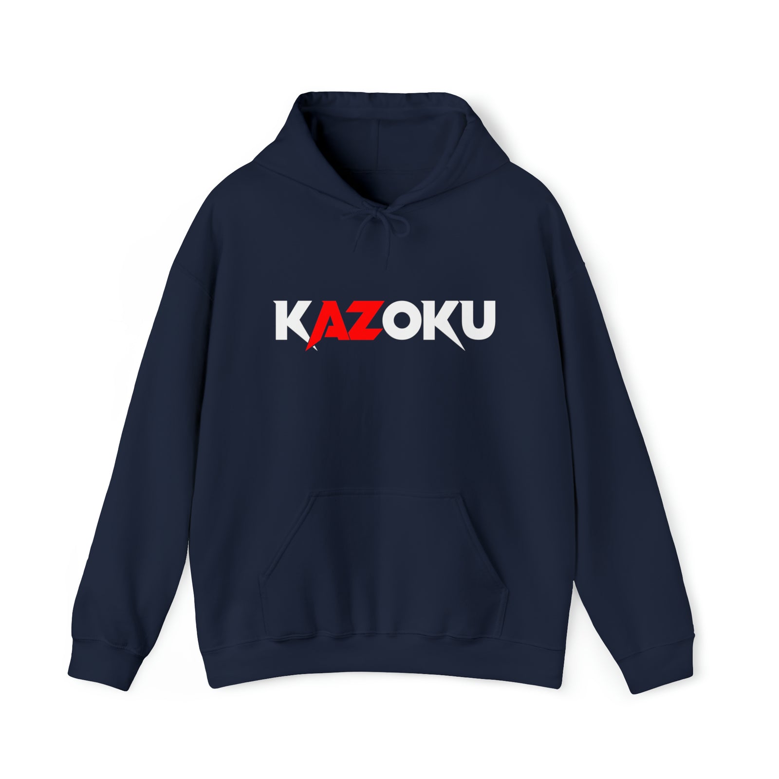 KAZOKU Hoodie Red - Design 2