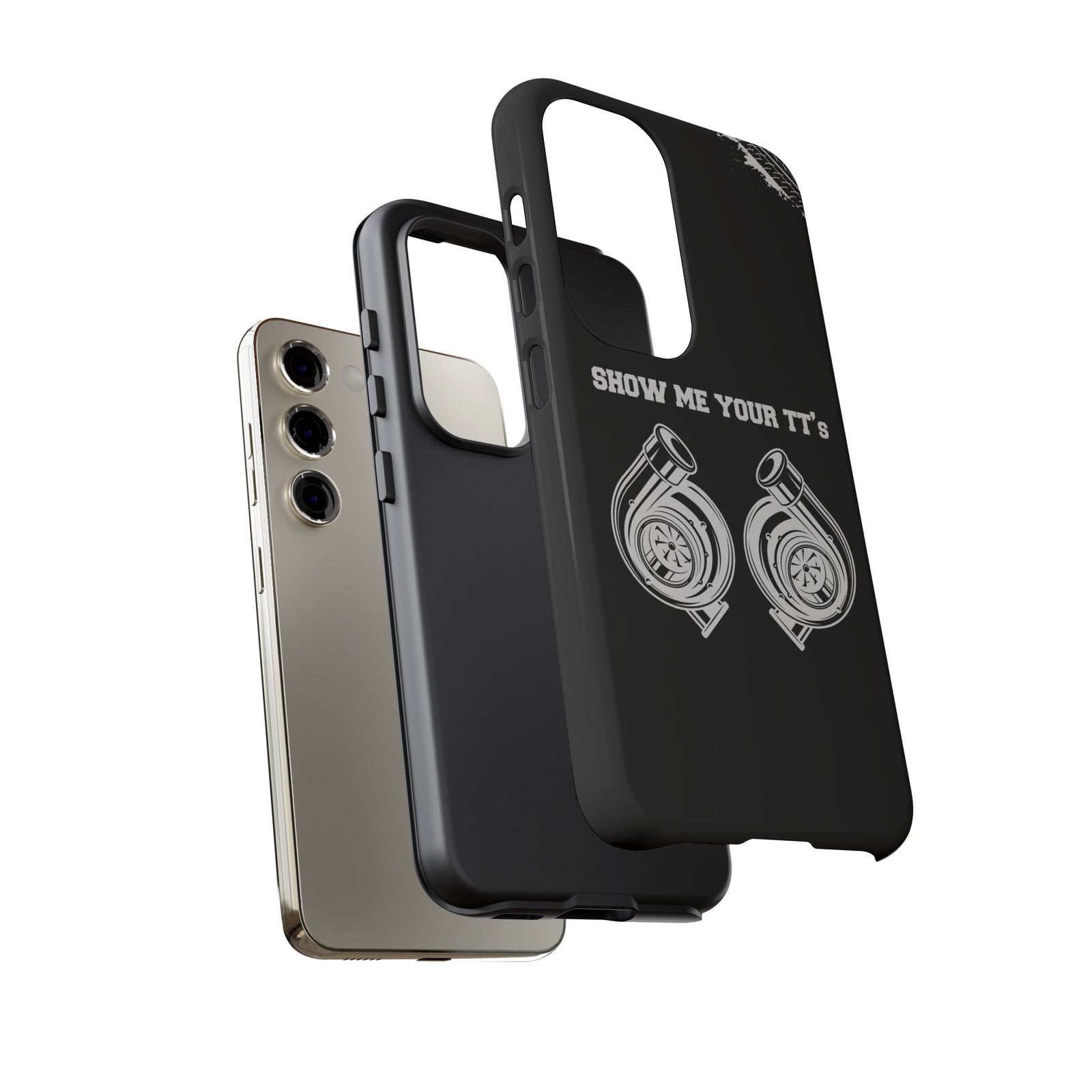 Show Me Your TTs Twin Turbo Tough Phone Case | Funny Car Guy Gift
