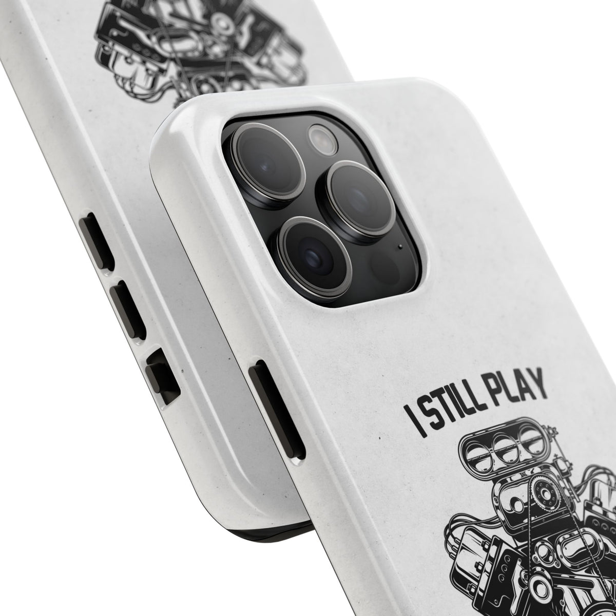 I Still Play with Blocks Engine Swap Tough Phone Case | Car Mechanic Gift