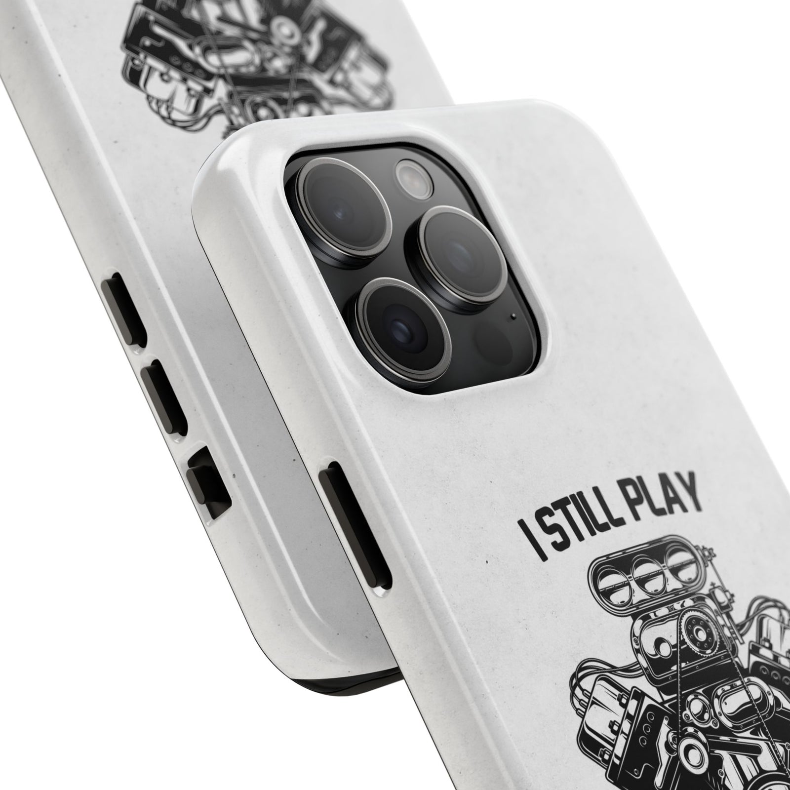 I Still Play with Blocks Engine Swap Tough Phone Case | Car Mechanic Gift