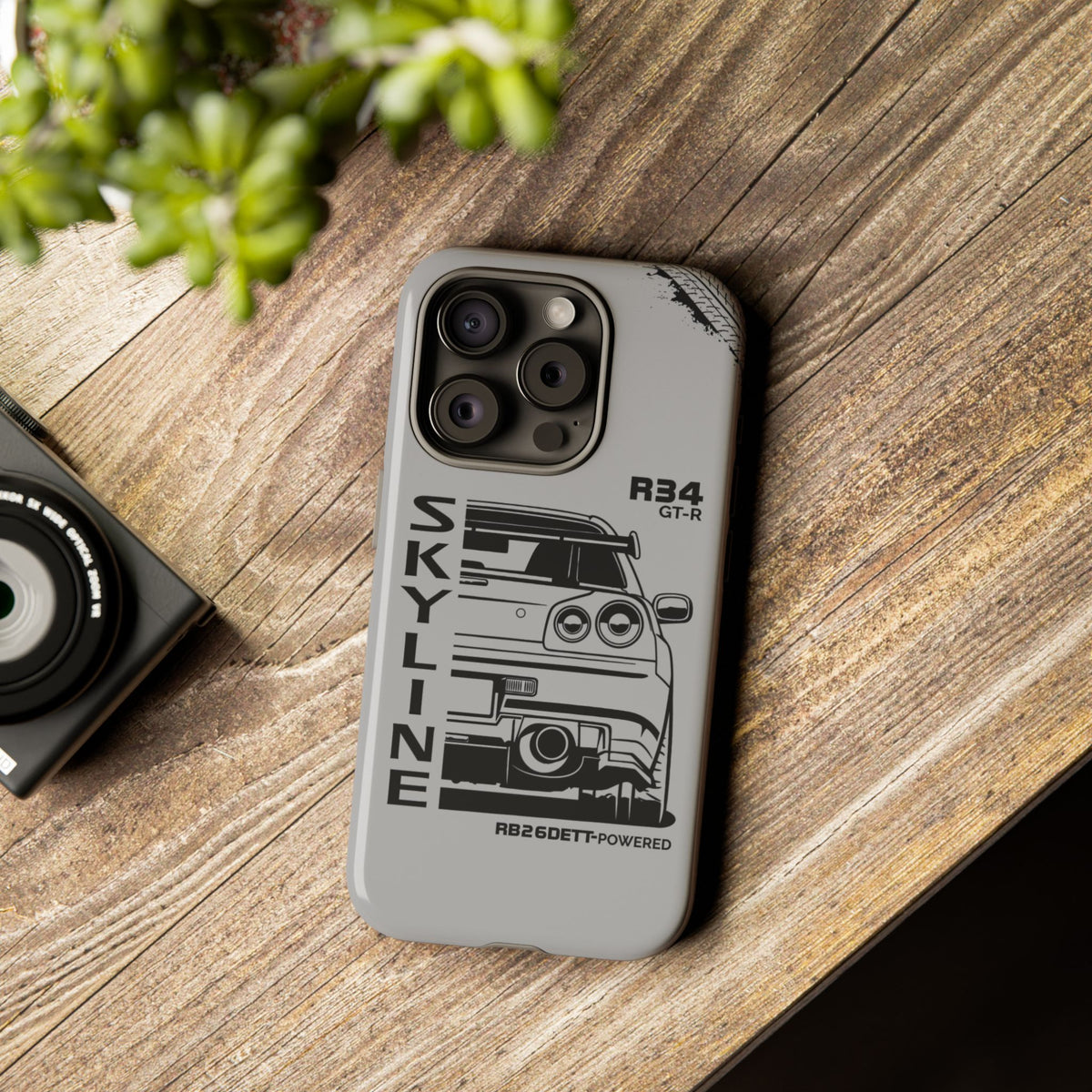 R34 Skyline GTR BNR34 Godzilla Tough Phone Case | JDM Car Gift