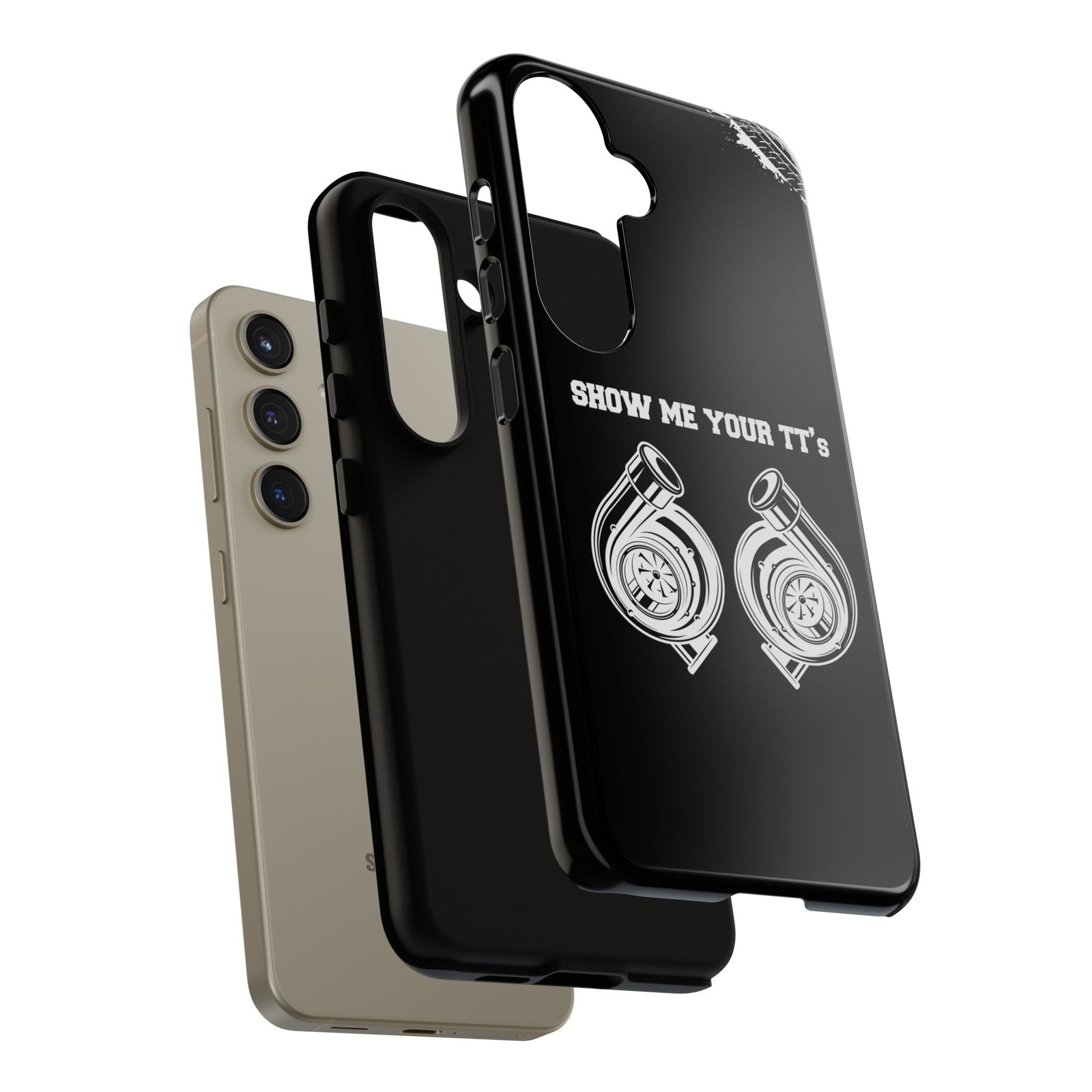 Show Me Your TTs Twin Turbo Tough Phone Case | Funny Car Guy Gift