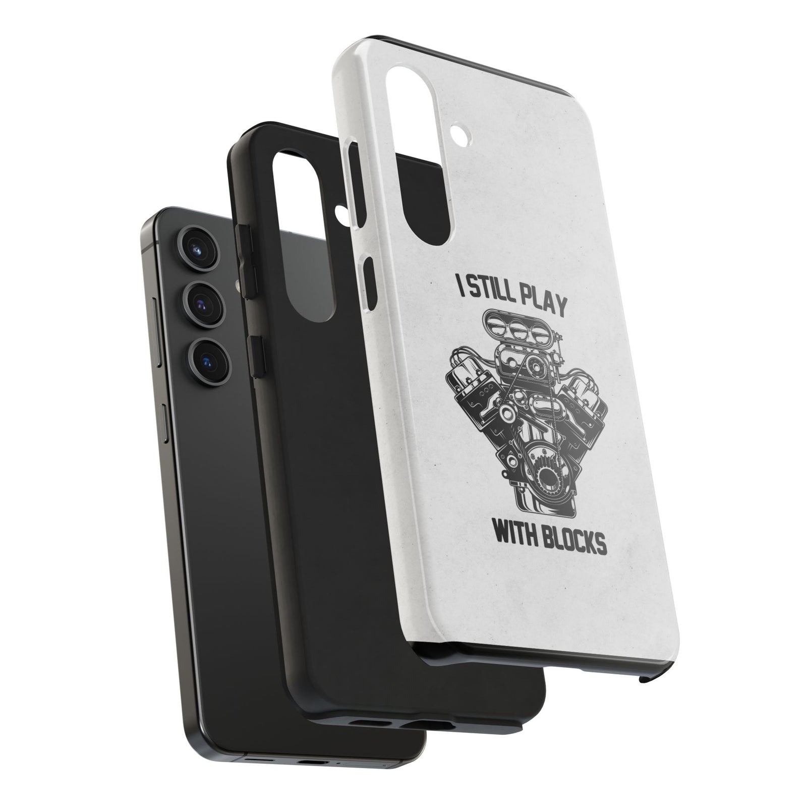 I Still Play with Blocks Engine Swap Tough Phone Case | Car Mechanic Gift