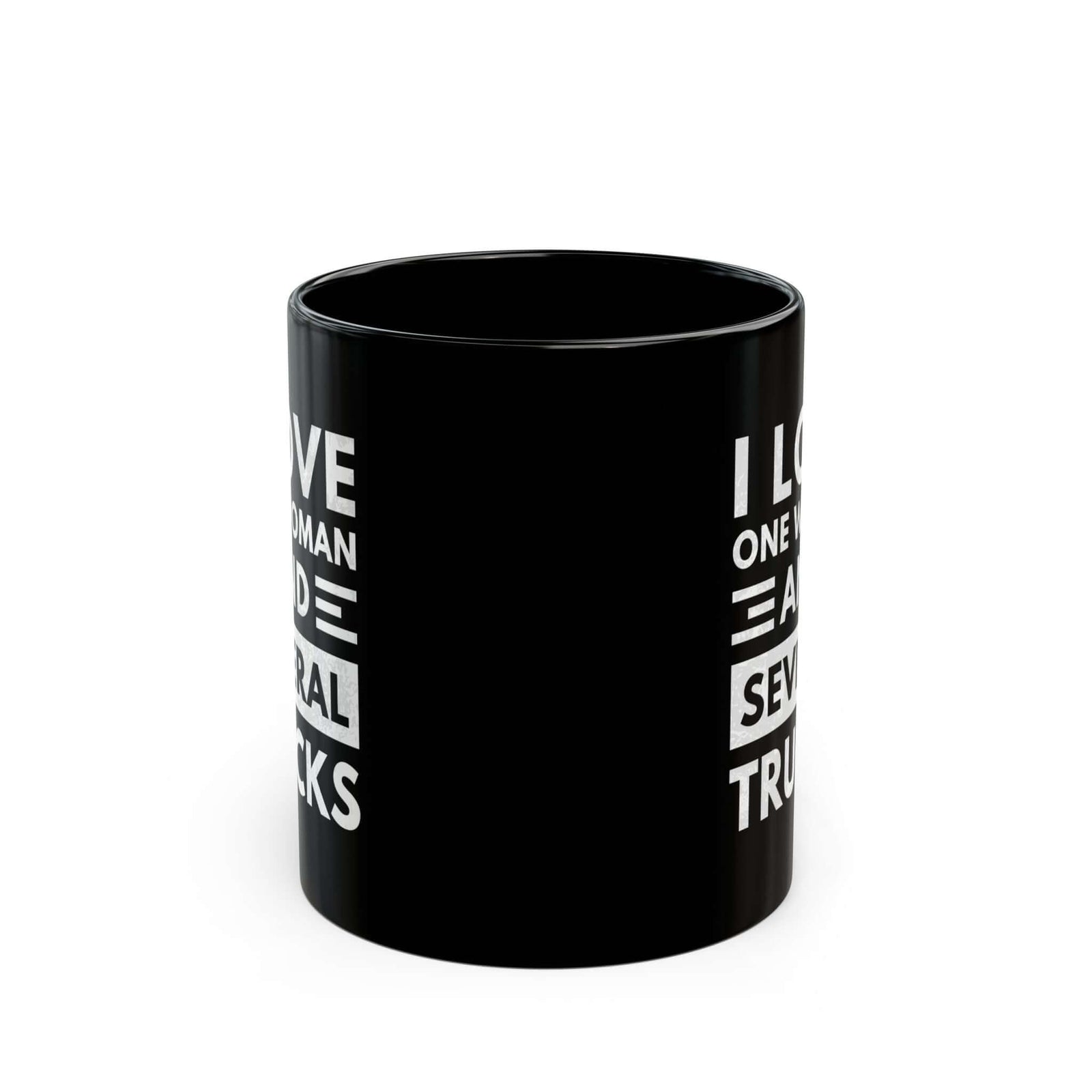I Love One Woman and Several Trucks Mug ceramic coffee mug - gift for car fans