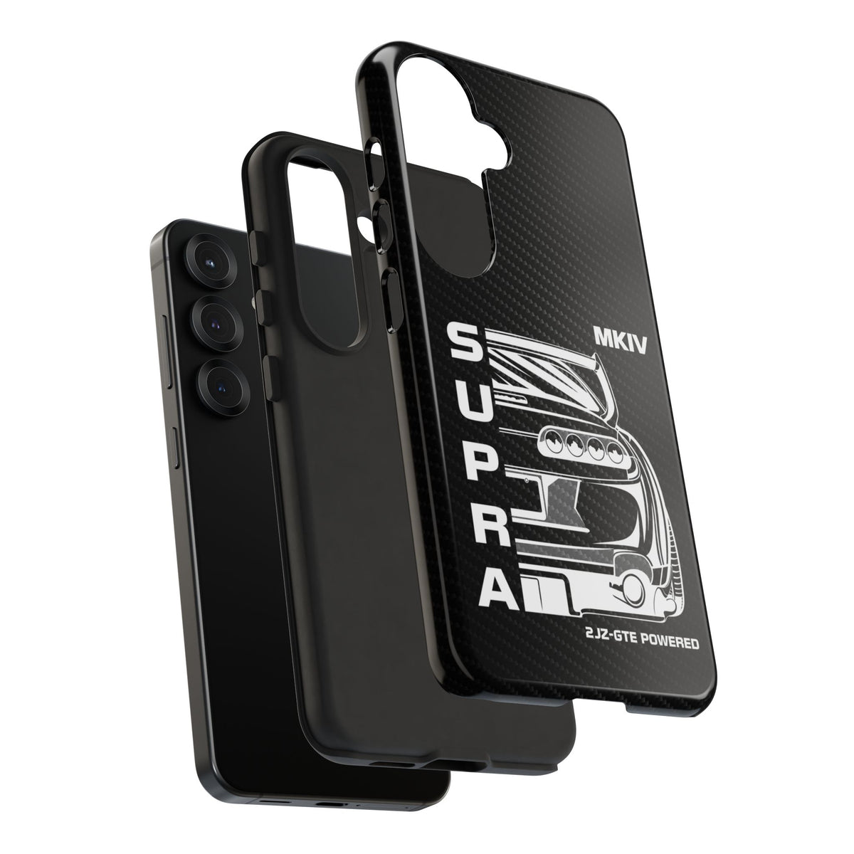 JDM Back View Tough Phone Case - Samsung Galaxy S25, glossy, dual-layer protection