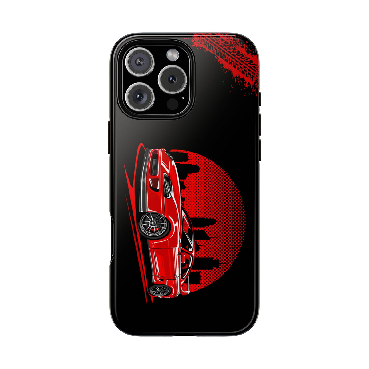 MKIV A80 Supra 2JZ Red City Tough Phone Case | JDM Car Guy Gift