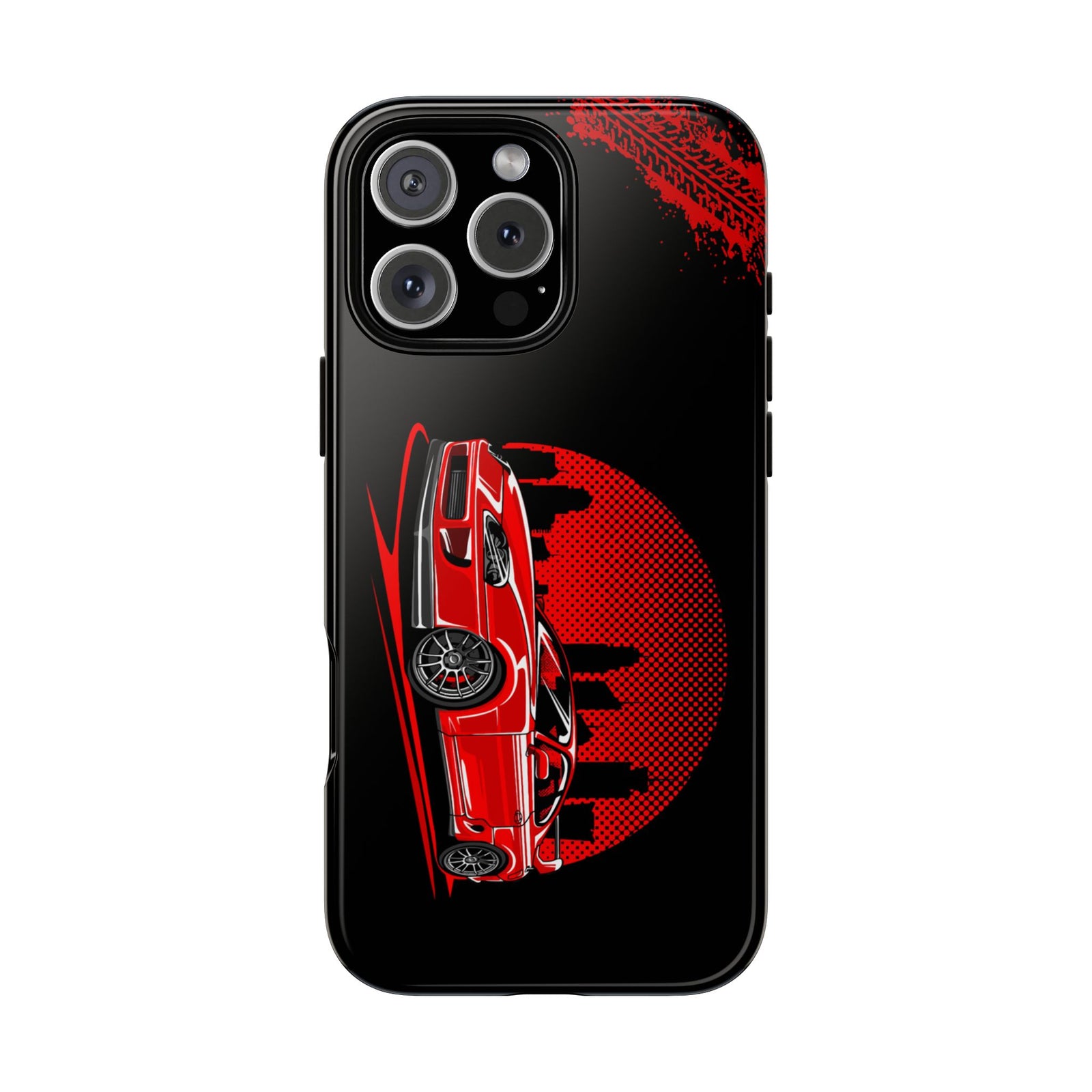 MKIV A80 Supra 2JZ Red City Tough Phone Case | JDM Car Guy Gift
