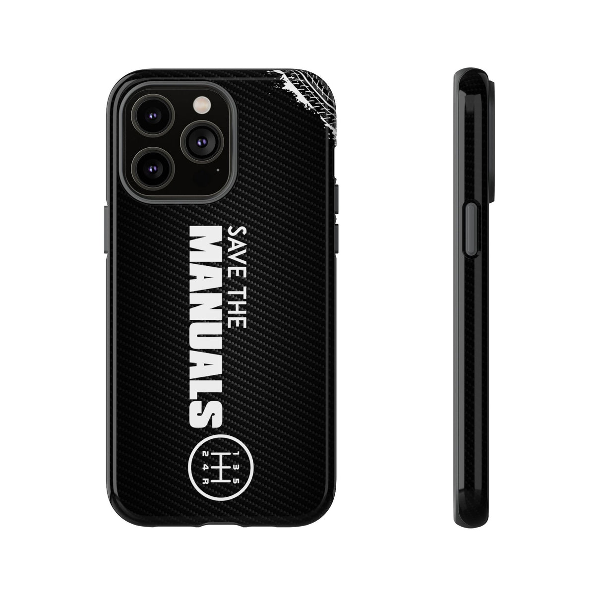Save The Manuals Tough Phone Case | Manual Transmission Car Guy Gift