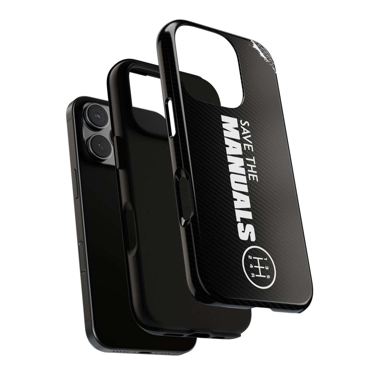Save The Manuals Tough Phone Case | Manual Transmission Car Guy Gift