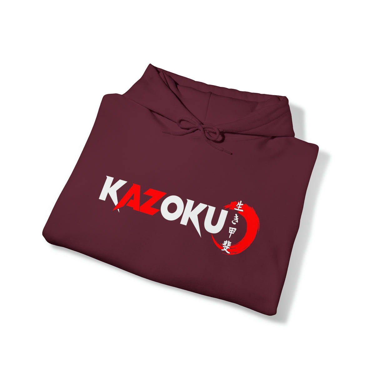 KAZOKU Hoodie Red - Design 1