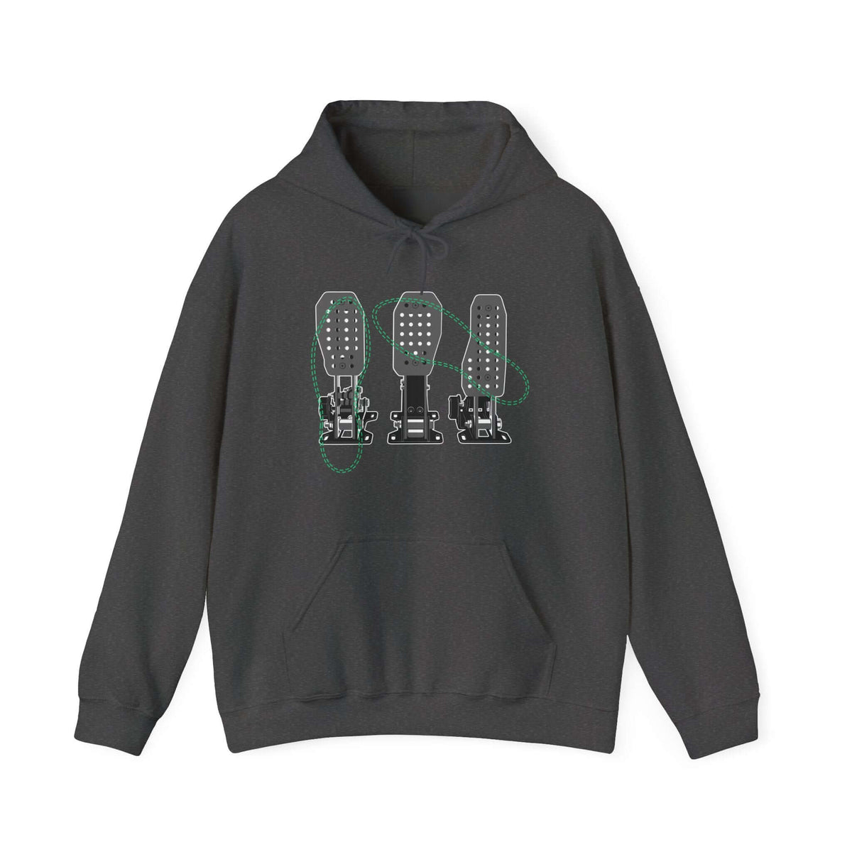 Racing Pedals hoodie - sim racing car enthusiast gift