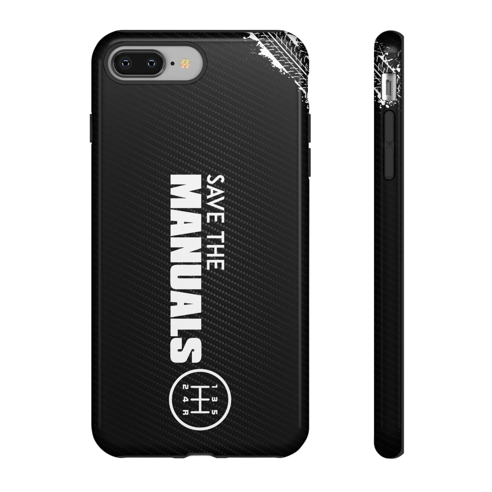 Save The Manuals Tough Phone Case | Manual Transmission Car Guy Gift