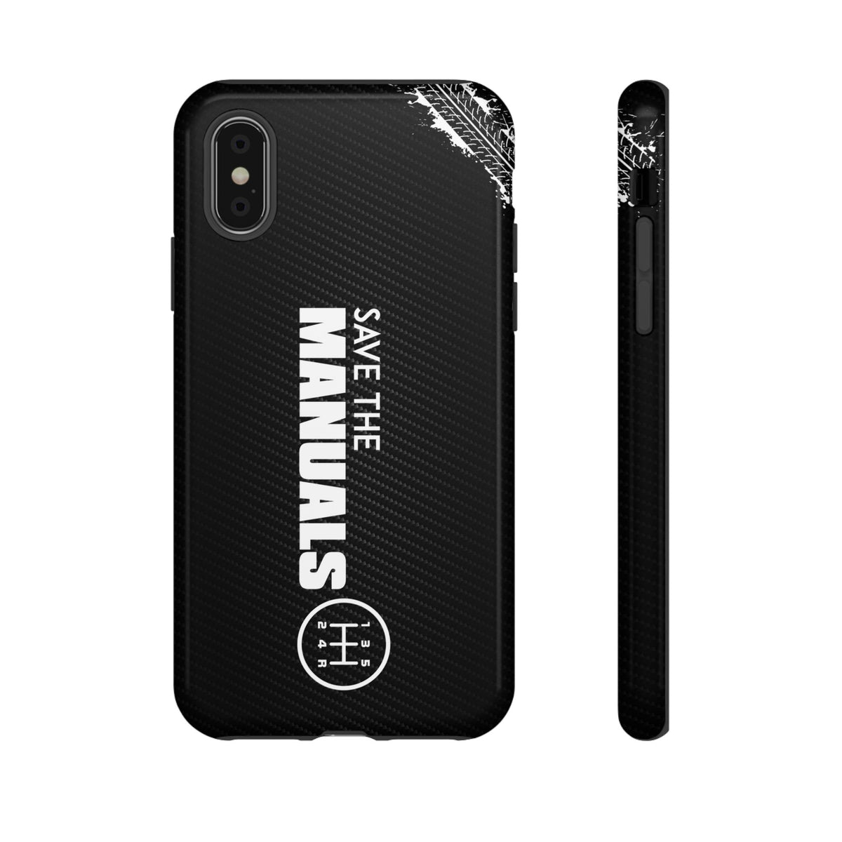 Save The Manuals Tough Phone Case | Manual Transmission Car Guy Gift